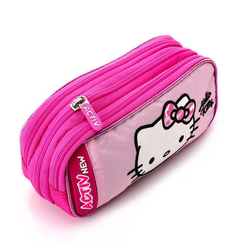 ACTIV GIRLS KITTY  PENCIL CASE - PINK