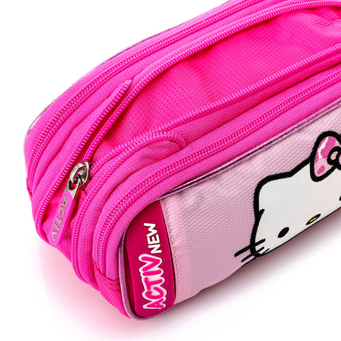 ACTIV GIRLS KITTY  PENCIL CASE - PINK