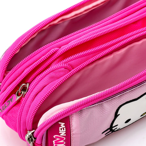 ACTIV GIRLS KITTY  PENCIL CASE - PINK