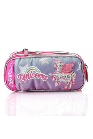 ACTIV GIRL UNICORN PENCIL CASE - PINK