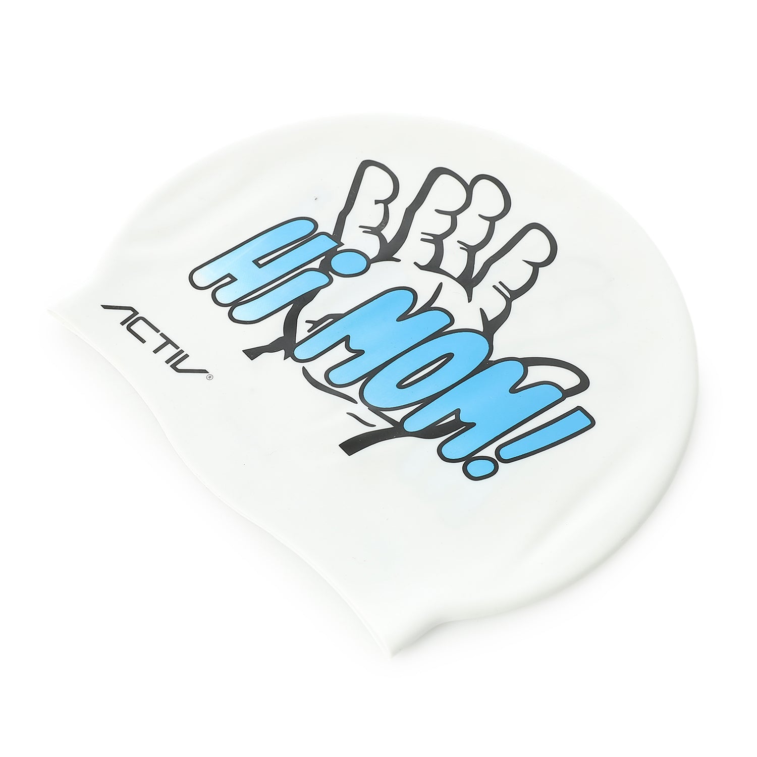 ACTIV JUNIOR CP532 SWIM CAP - WHITE