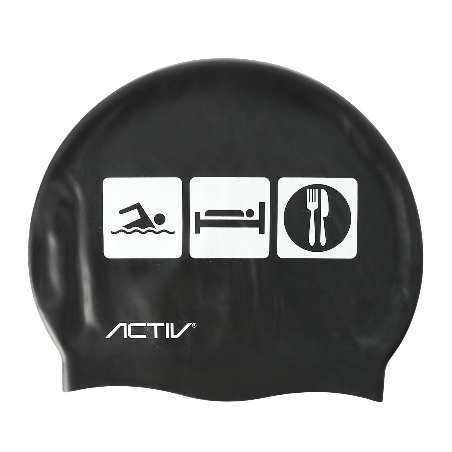 ACTIV JUNIOR CP533 SWIM CAP - اسود