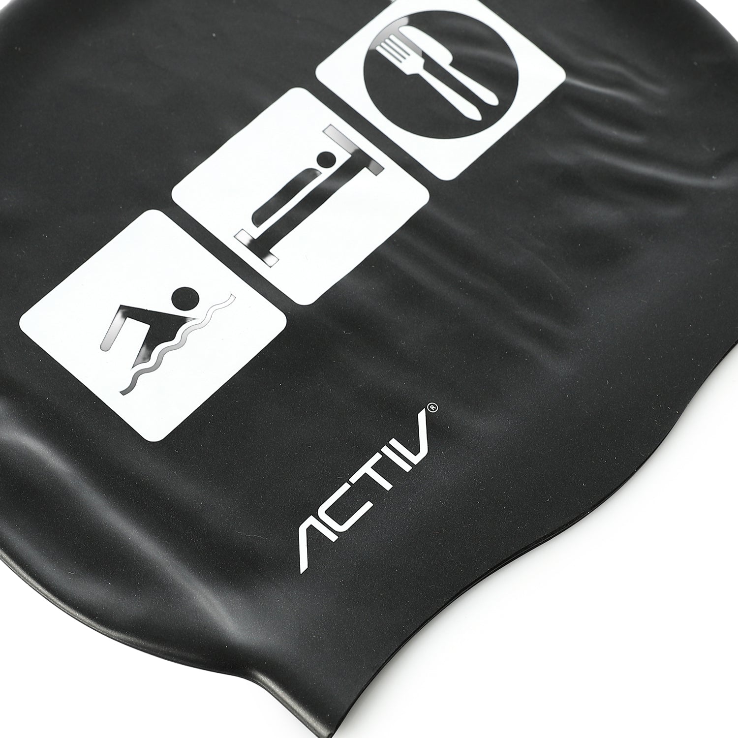 ACTIV JUNIOR CP533 SWIM CAP - اسود