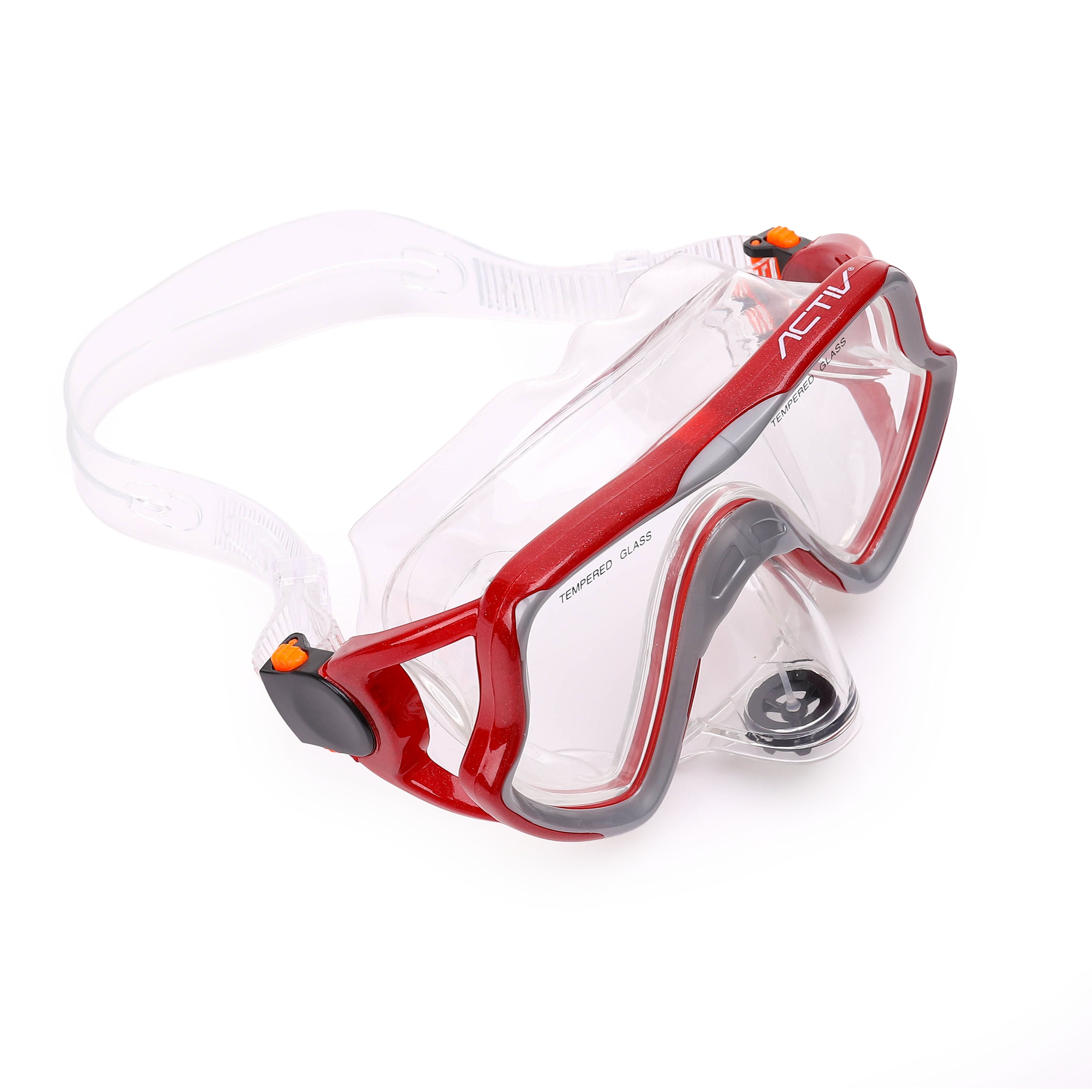 ACTIV ADULT M6101 PVC MASK - RED