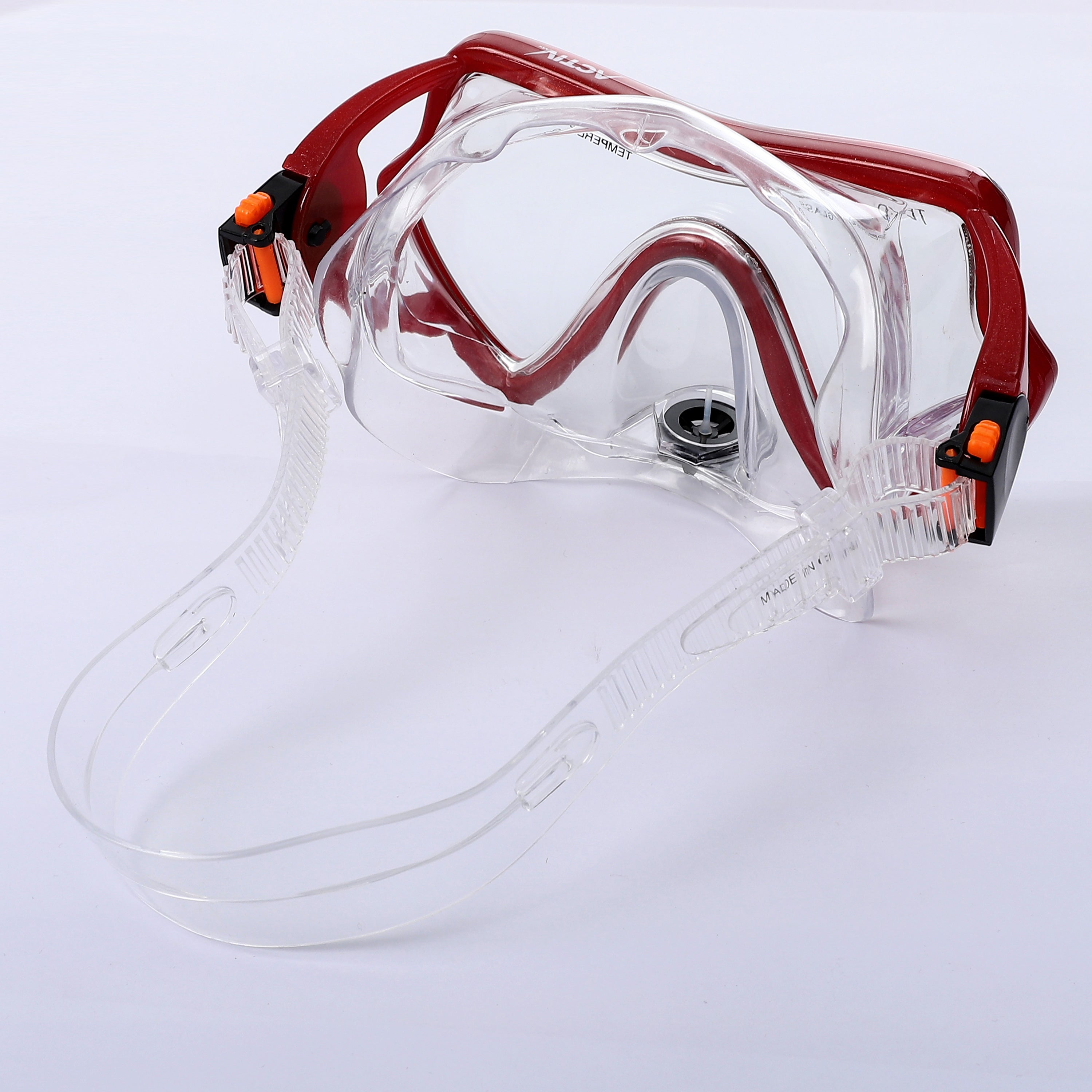 ACTIV ADULT M6101 PVC MASK - RED