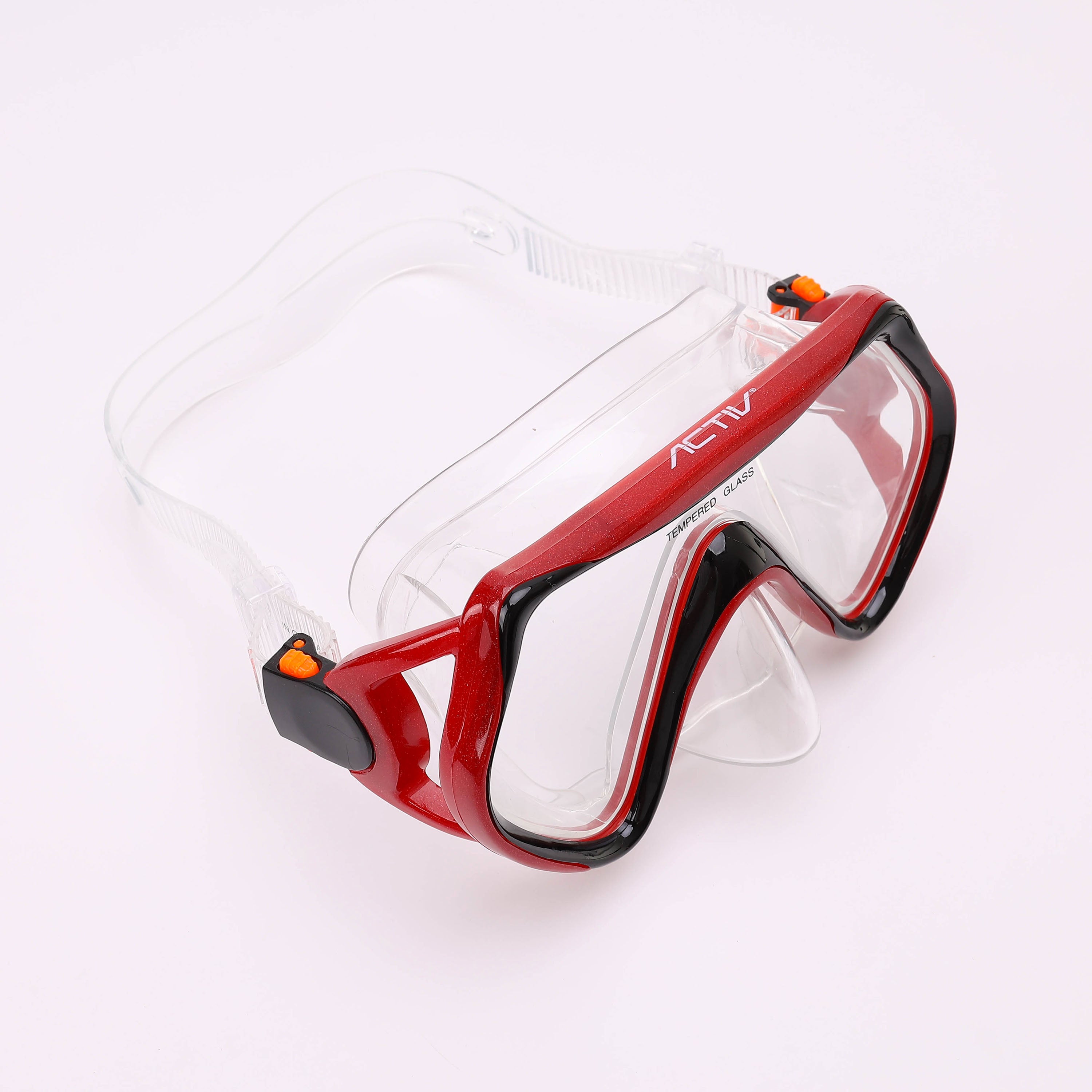 ACTIVNEW ADULT M8901 PVC MASK - RED 