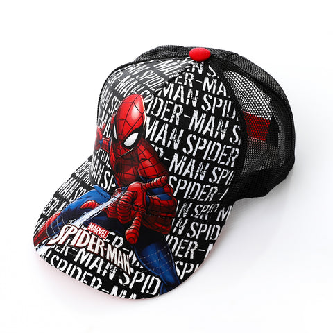 ACTIV SPIDERMAN BOY'S SNAP CAP - BLK & RED