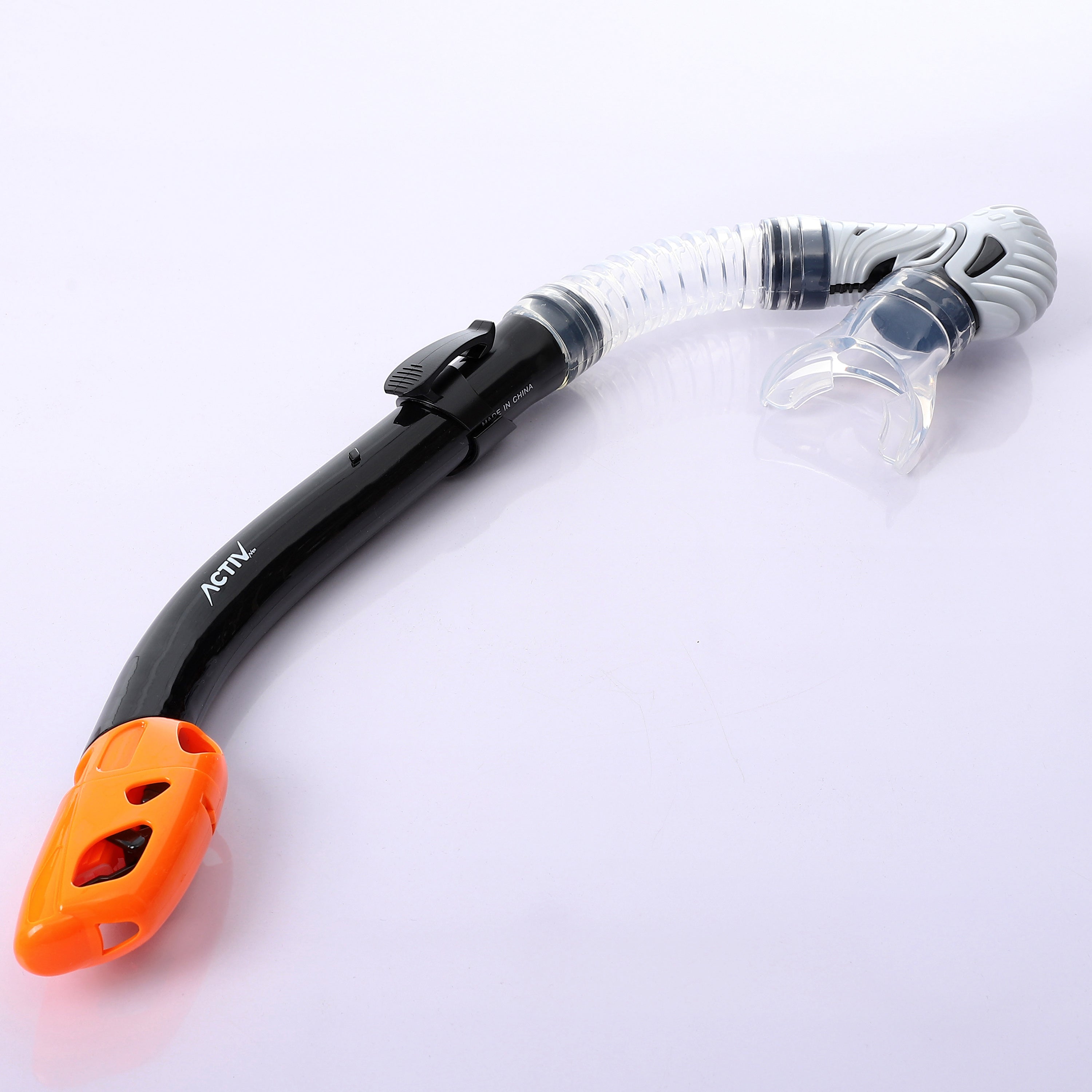 ACTIVNEW ADULT SN83 SNORKEL - BLACK 