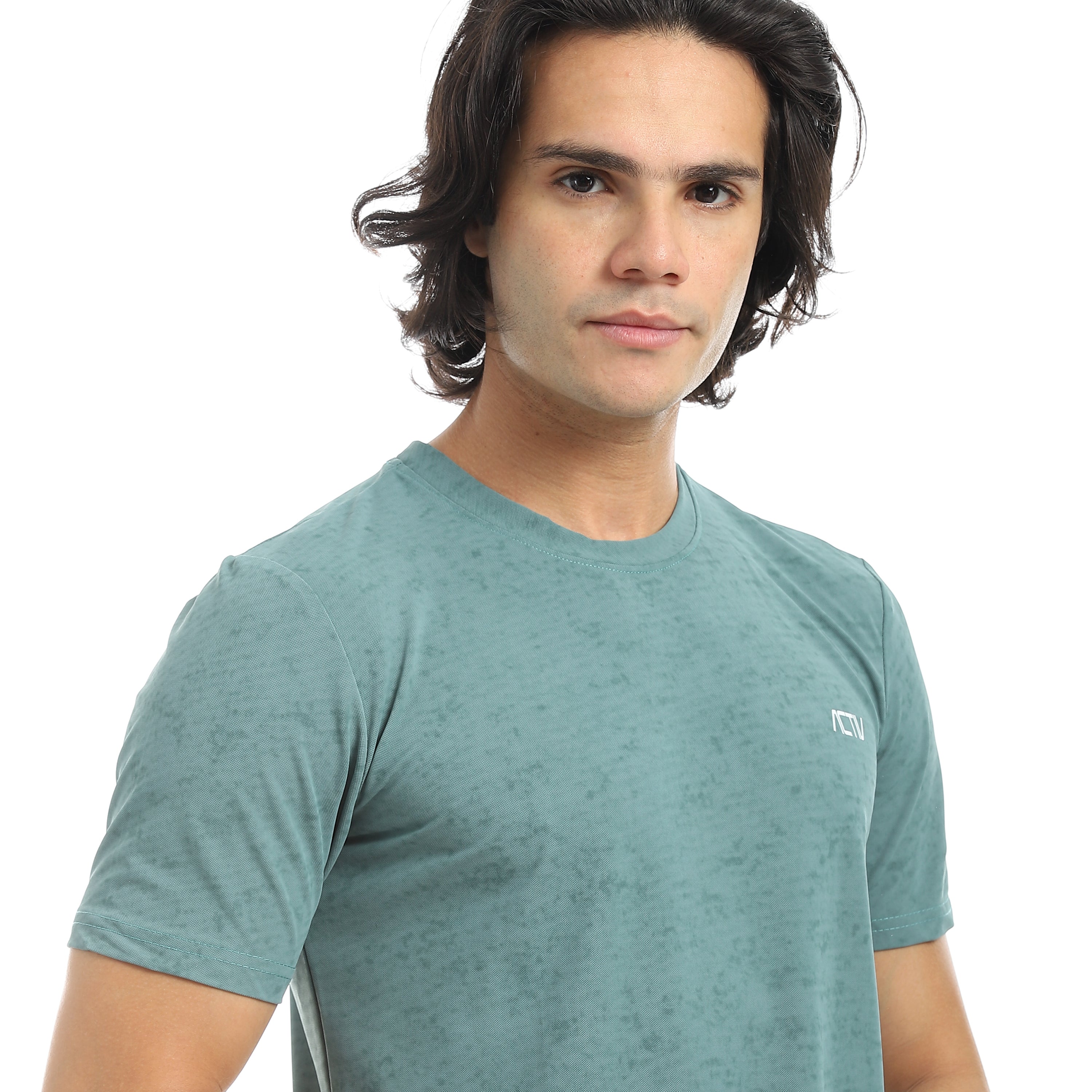 ACTIV MEN'S O T-SHIRT - TURQUOIS