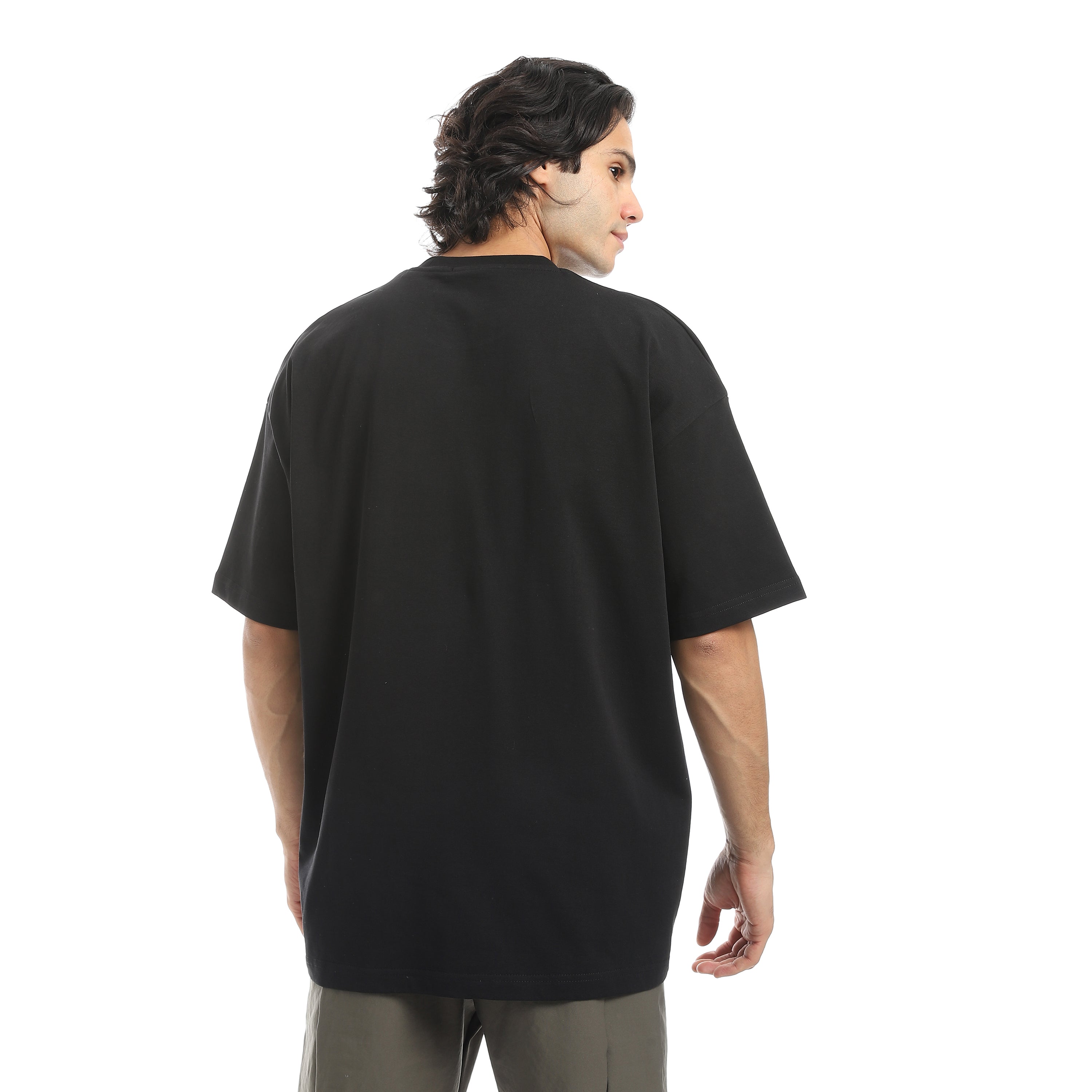 ACTIV MEN'S BASIC T-SHIRT - اسود