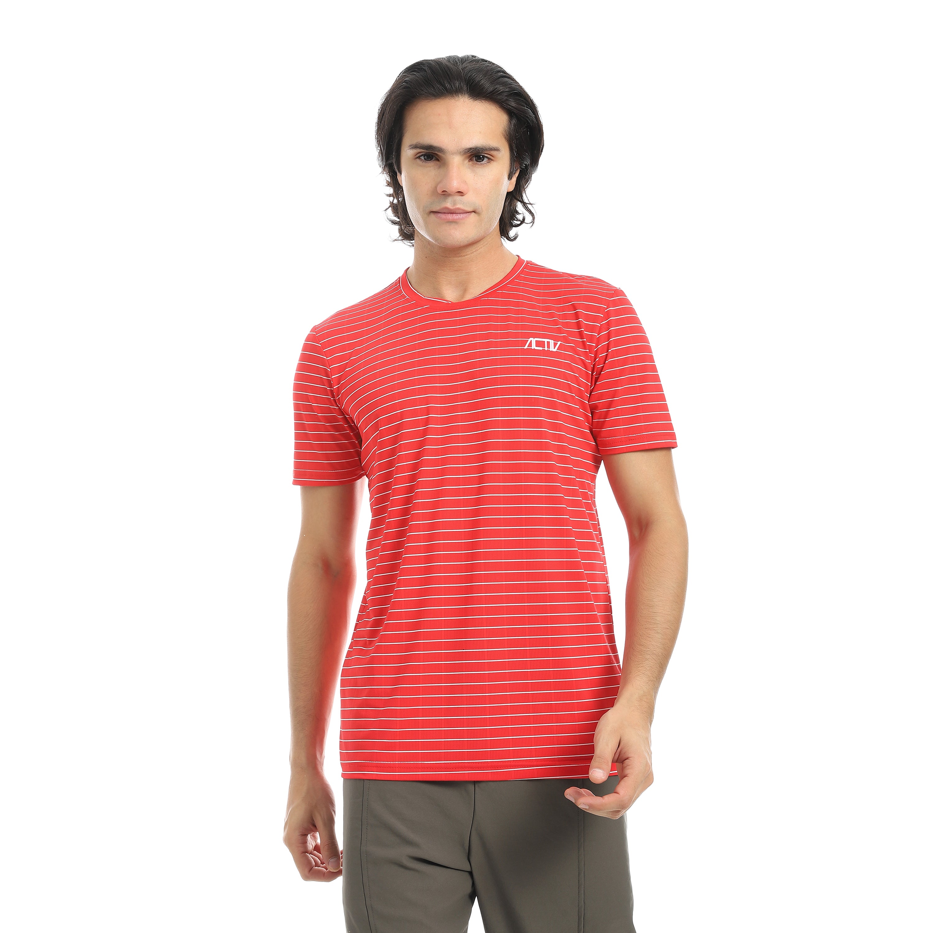 ACTIV MEN'S O T-SHIRT - RED