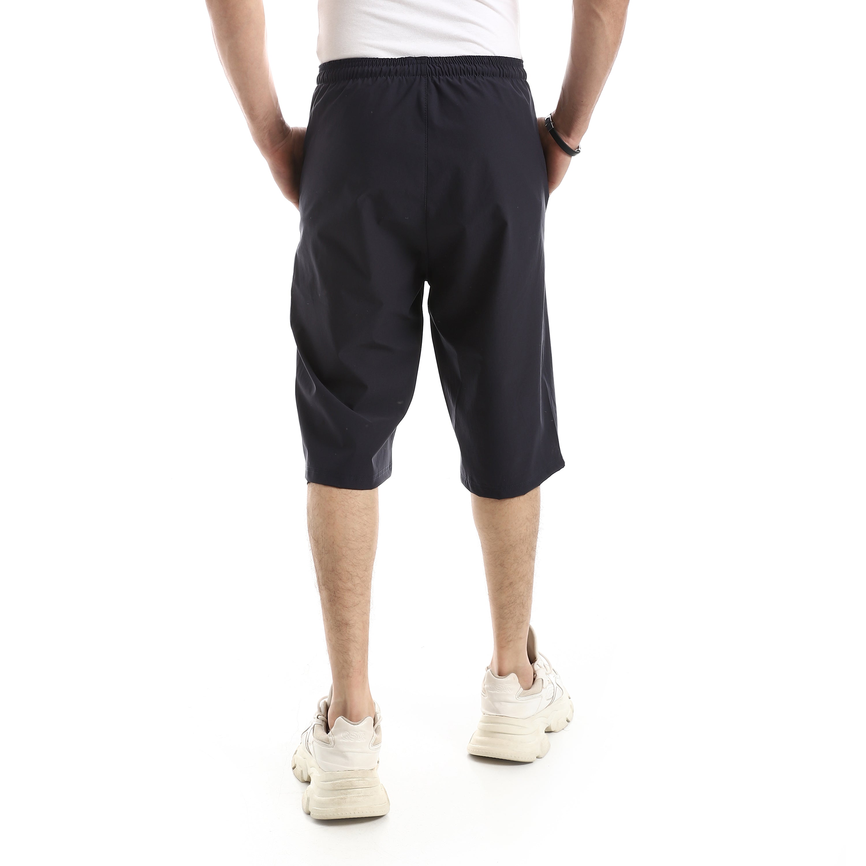 ACTIV MEN'S PADDED 3/4 PANTS - BLACK