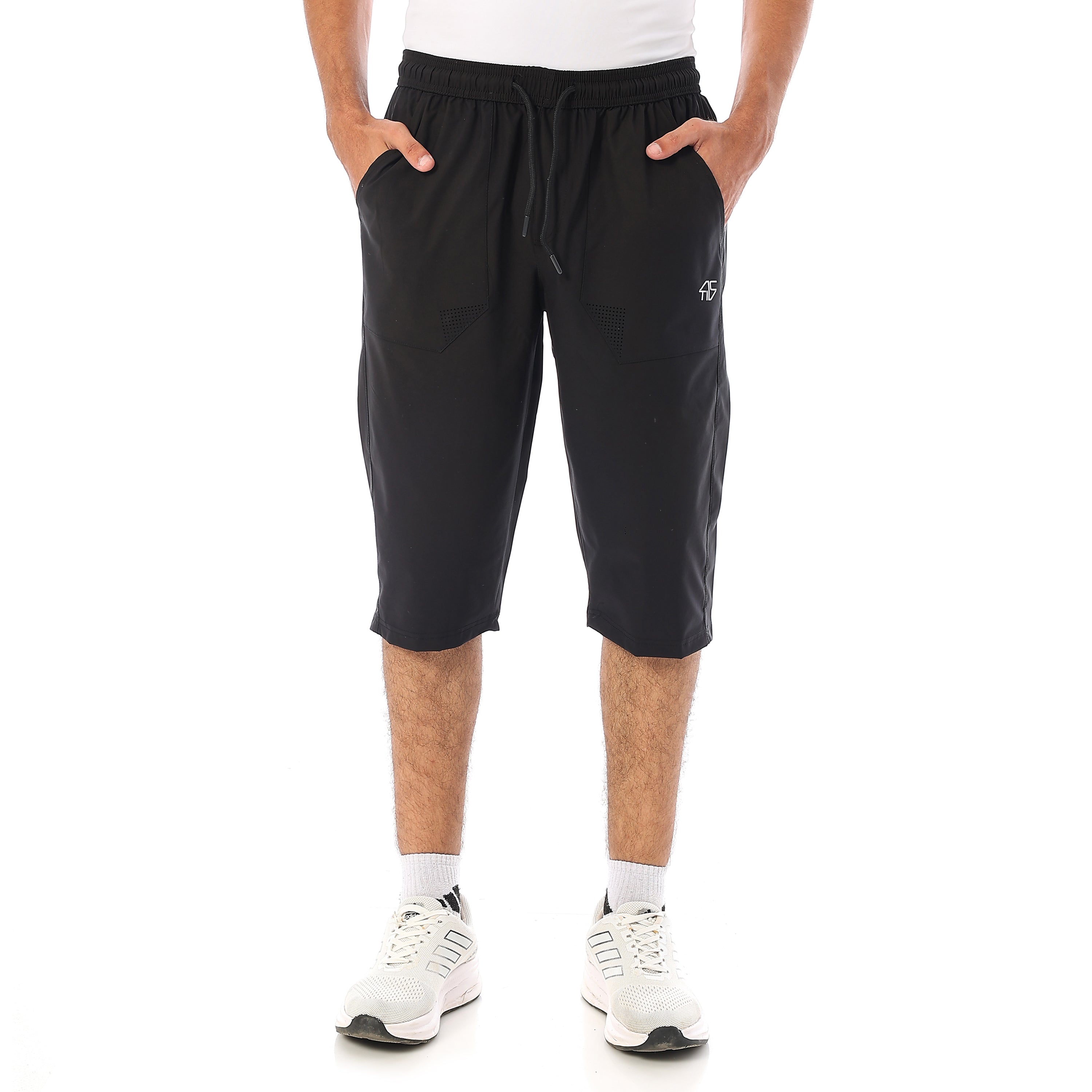 ACTIV MEN'S 3/4 PANTS - BLACK