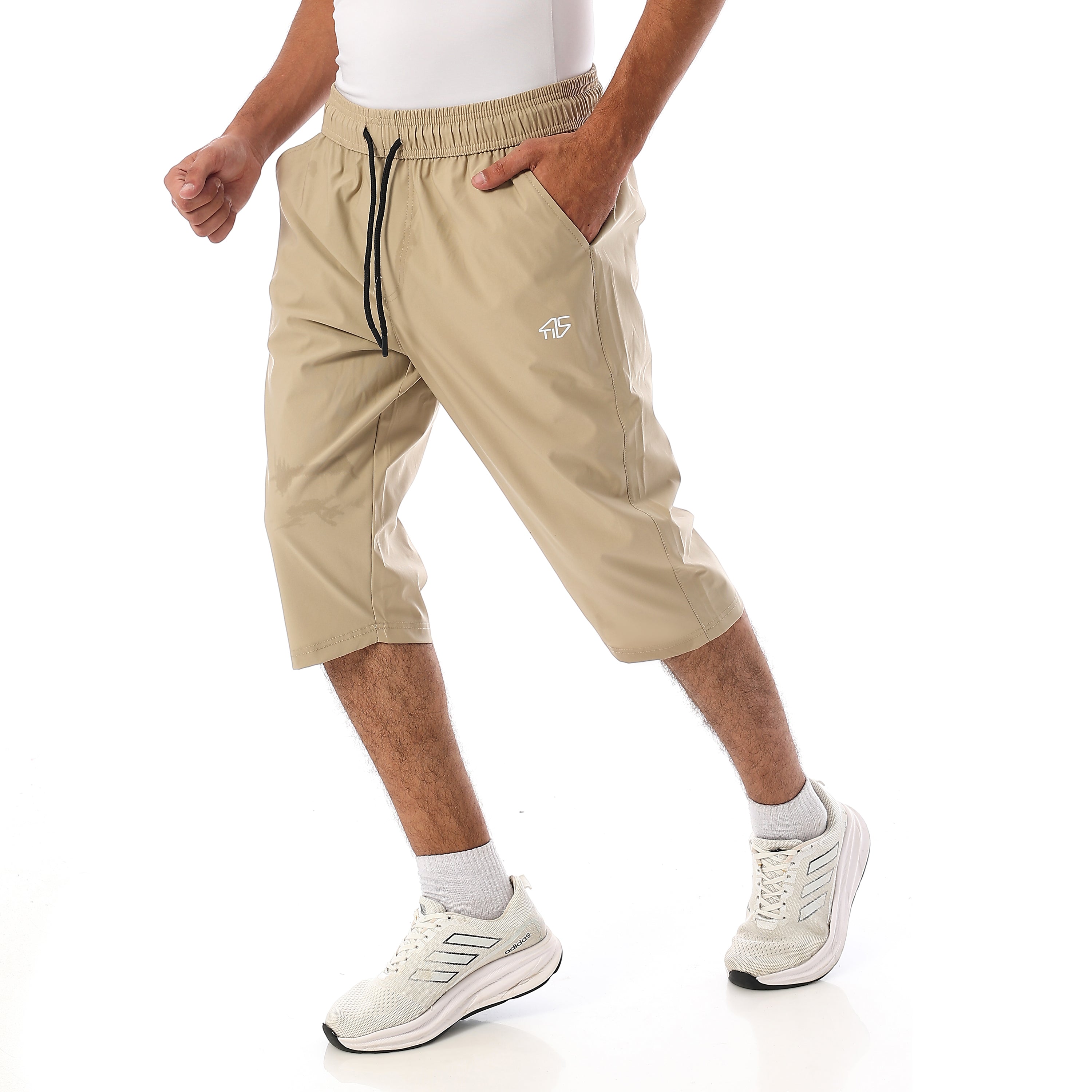 ACTIV MEN'S 3/4 PANTS - بيج