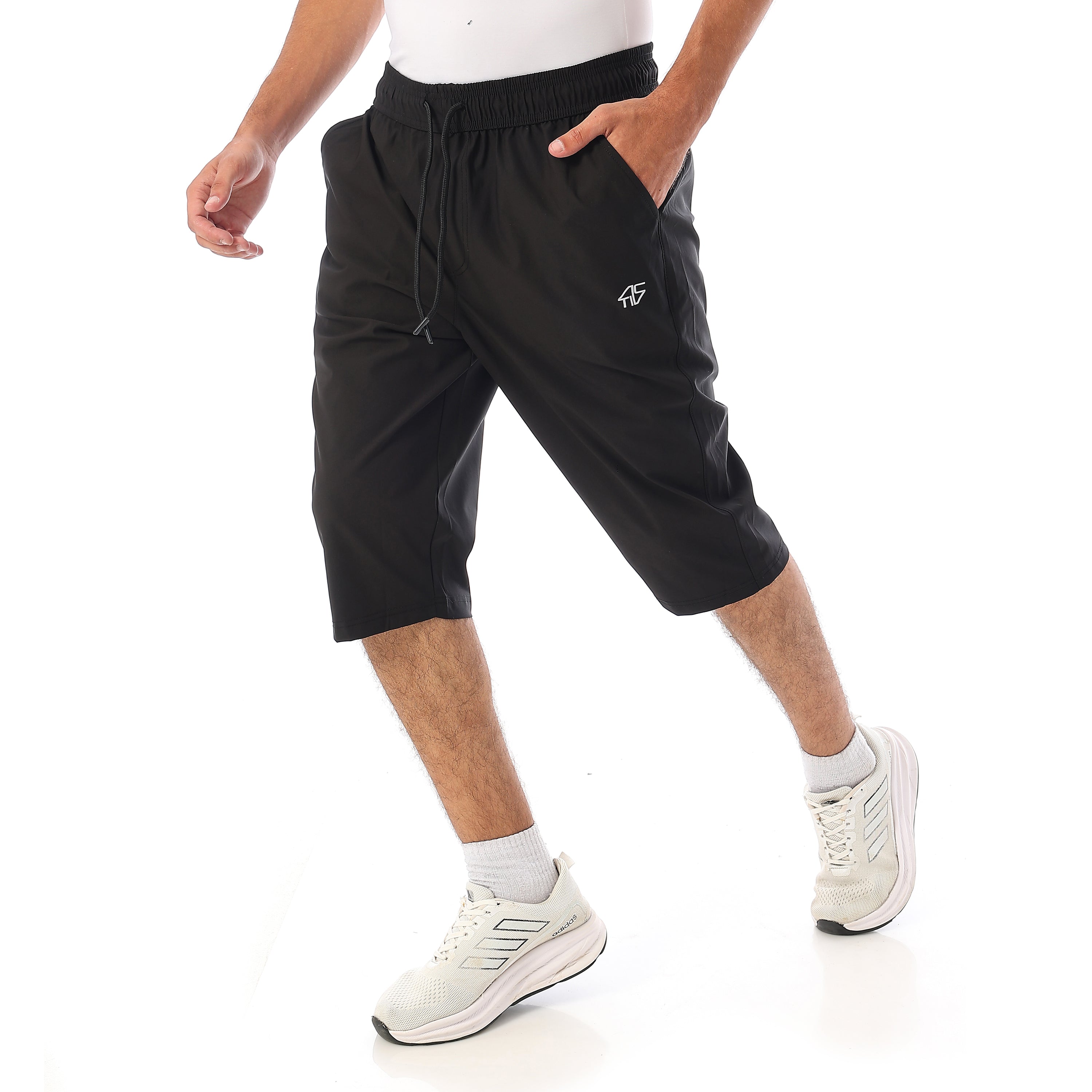 ACTIV MEN'S 3/4 PANTS - اسود