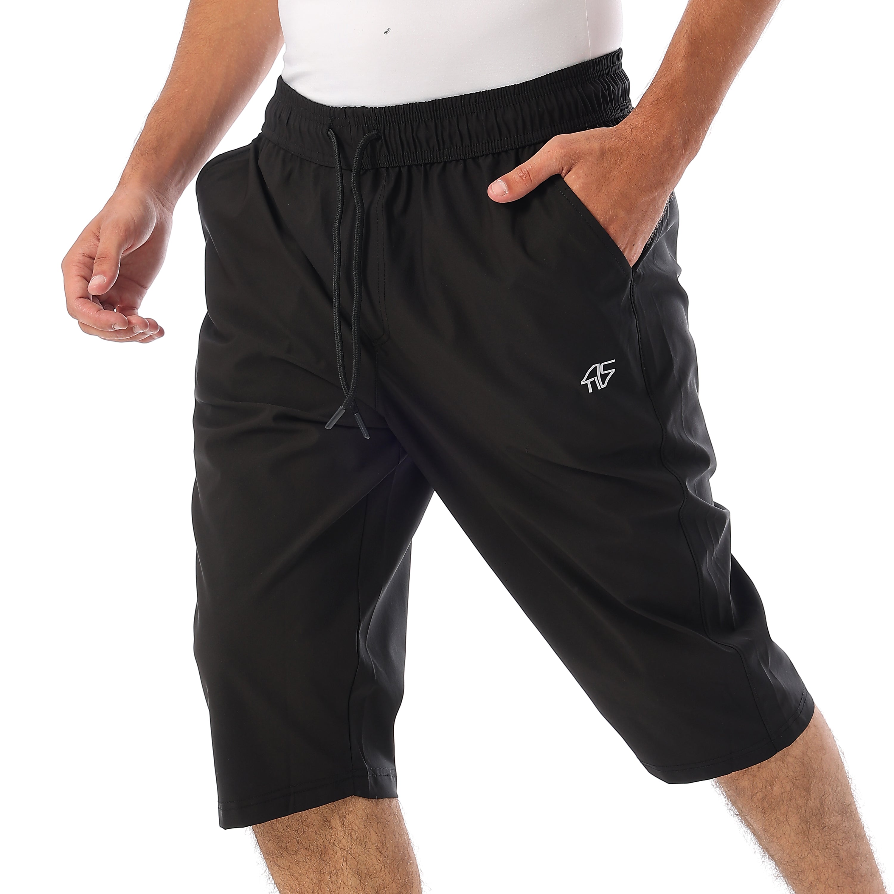 ACTIV MEN'S 3/4 PANTS - اسود