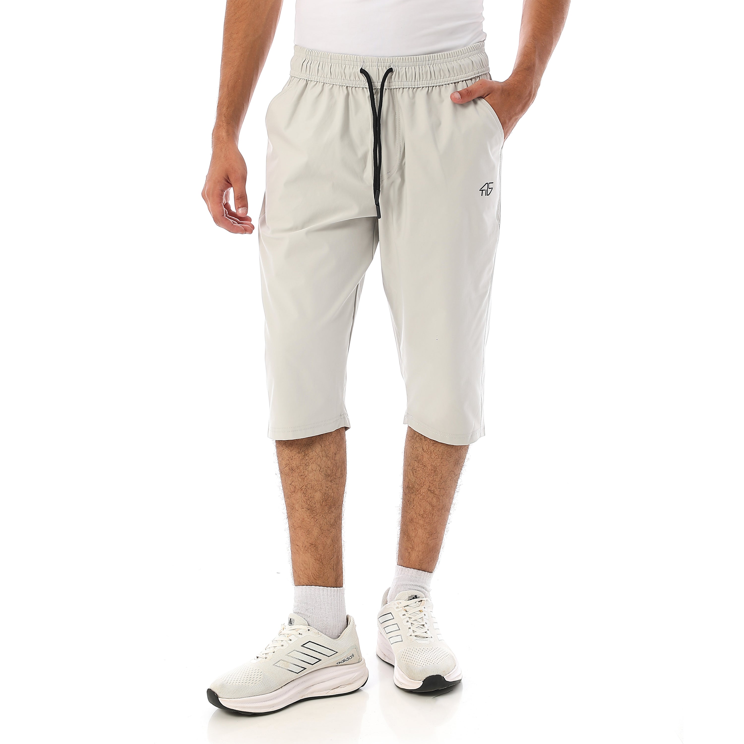 ACTIV MEN'S 3/4 PANTS - رمادي فاتح