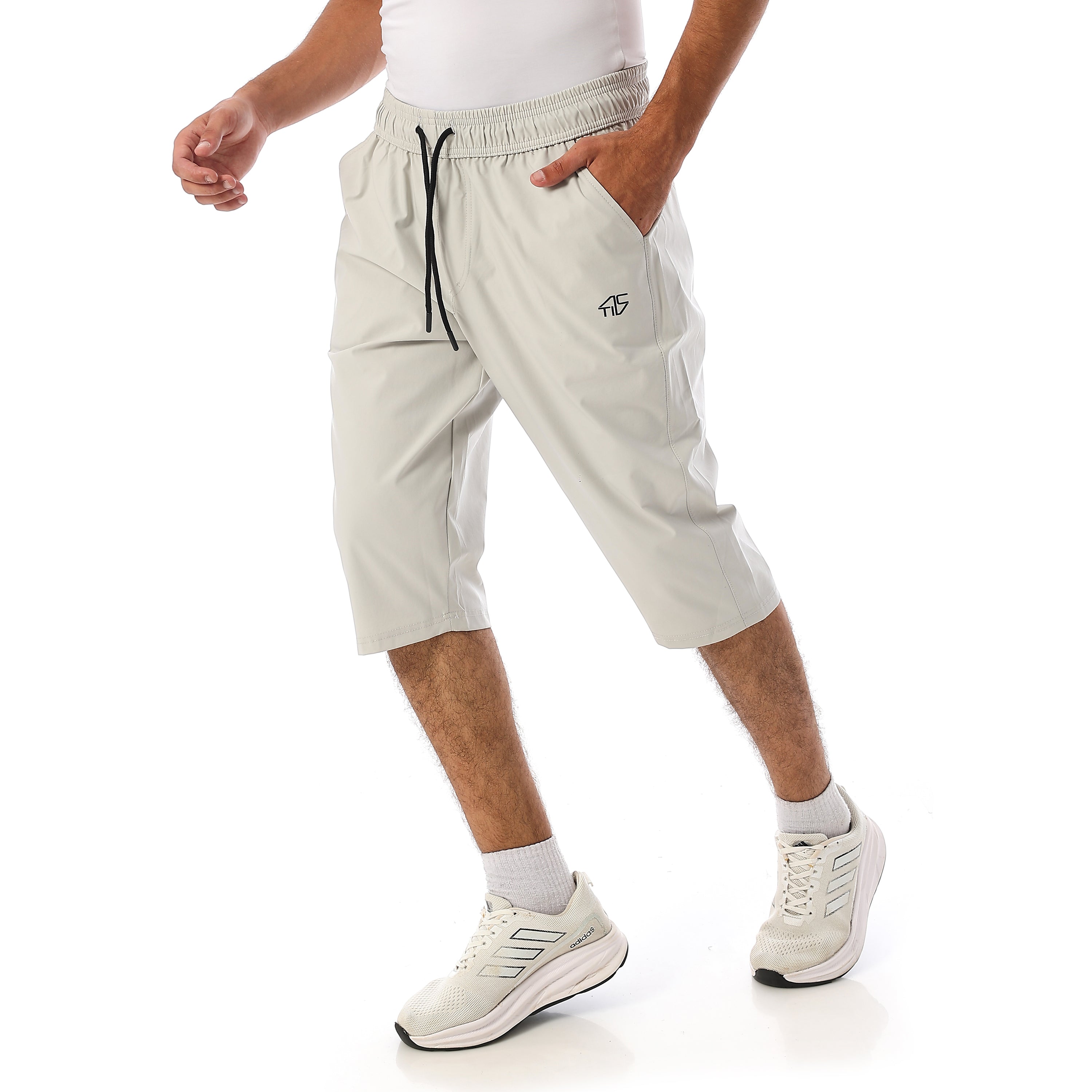 ACTIV MEN'S 3/4 PANTS - رمادي فاتح