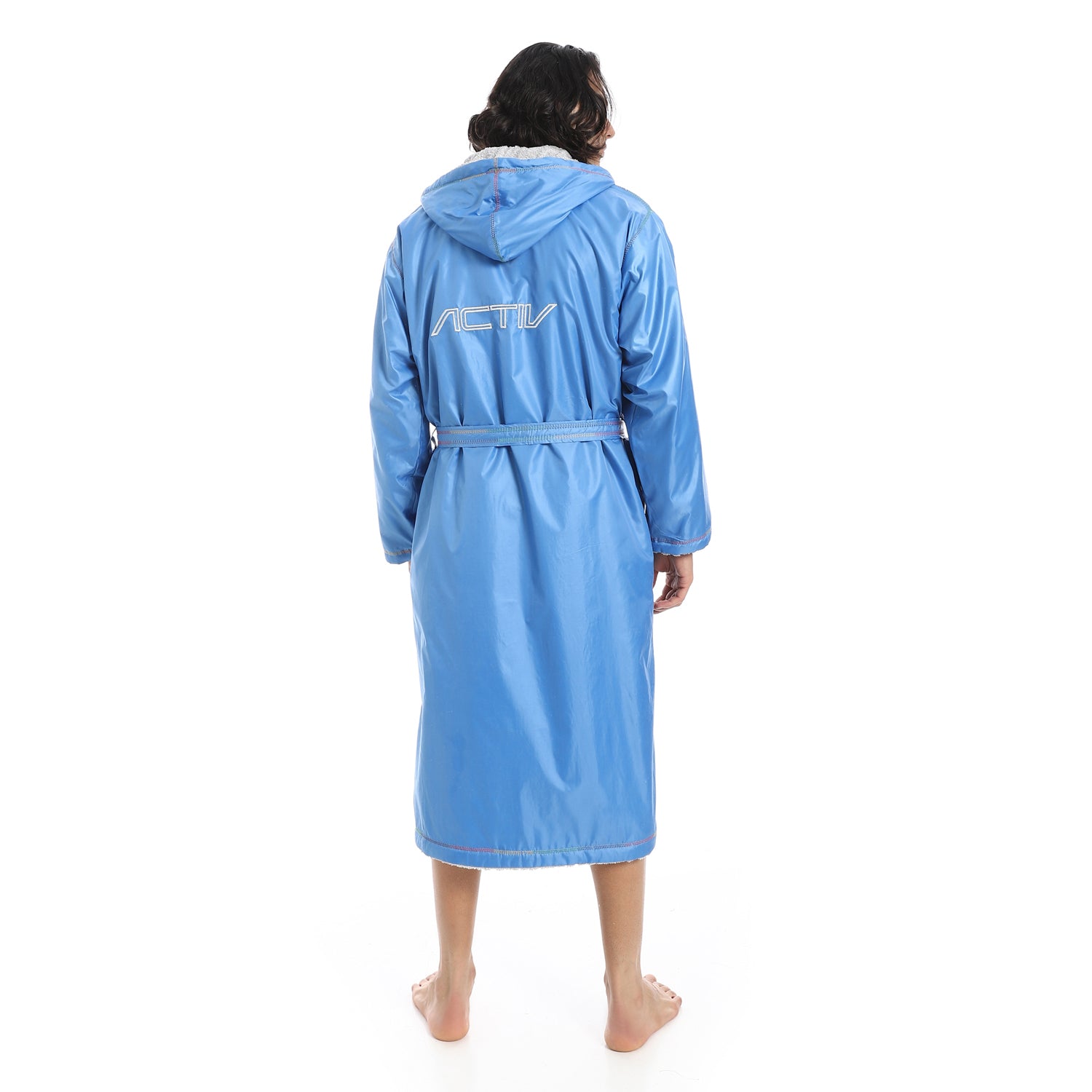ACTIV WATERPROOF ZIP BATHROBE - BLUE 
