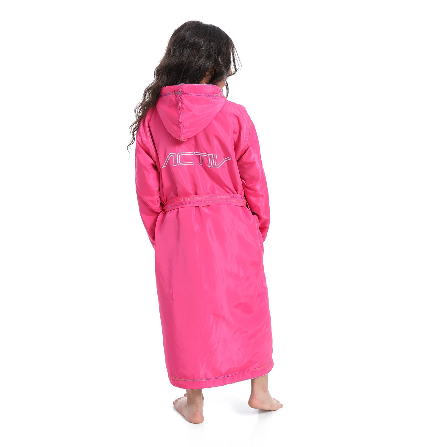 ACTIV WATERPROOF ZIP BATHROBE - FUCHSIA