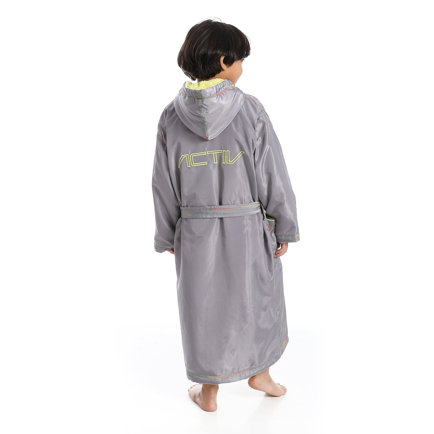 ACTIV WATERPROOF ZIP BATHROBE - GREY