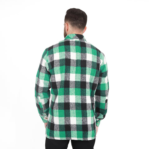 CHECK OVERSIZED SHIRT - GREEN