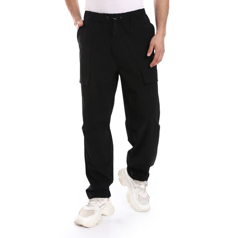 ACTIV MEN'S GABARDINE PANTS - BLACK