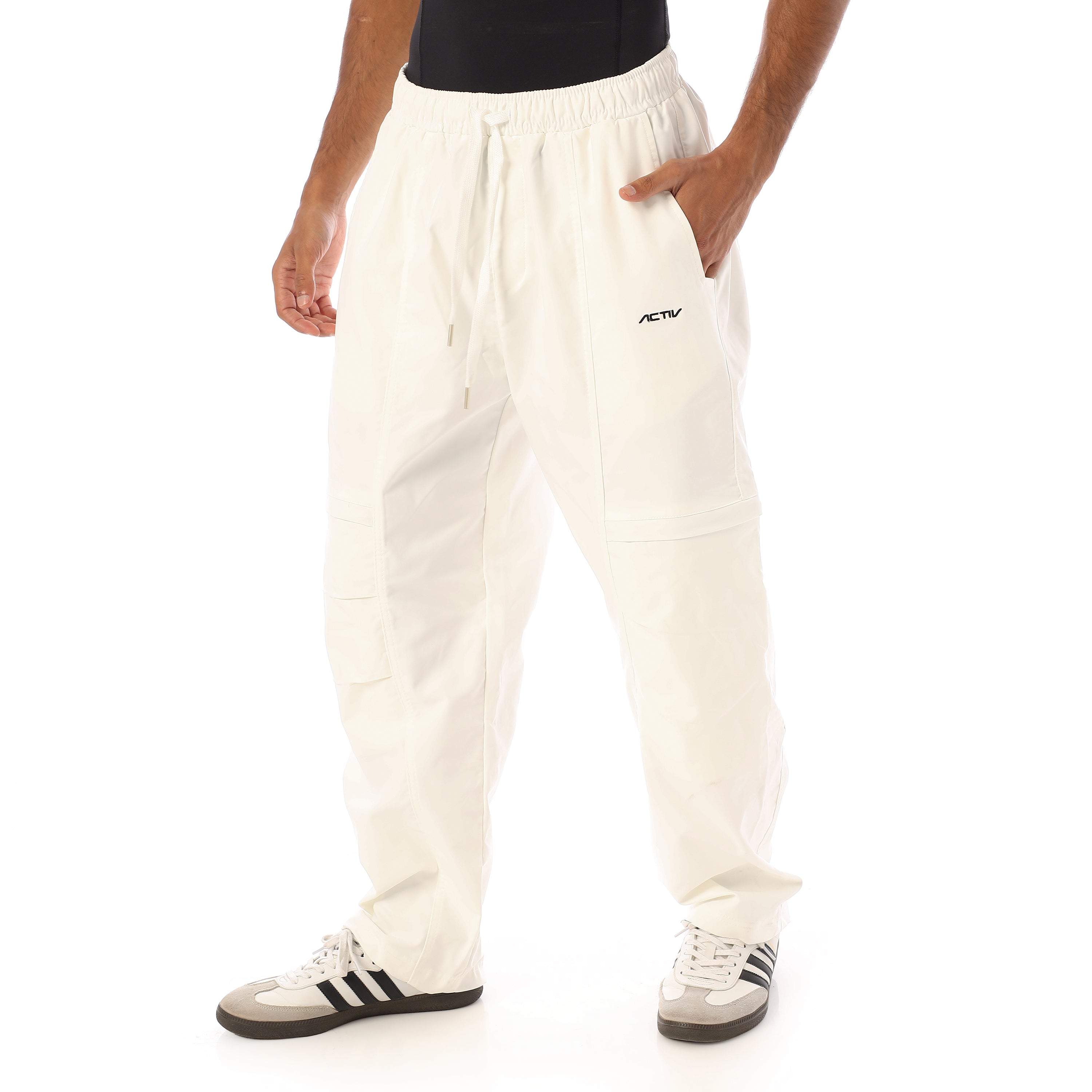 ACTIV MEN'S GABARDINE PANTS - OFFWHITE