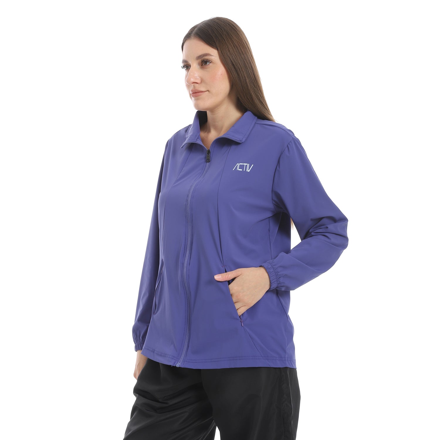 ACTIV WOMEN WATERPROOF JACKET - BLUE 