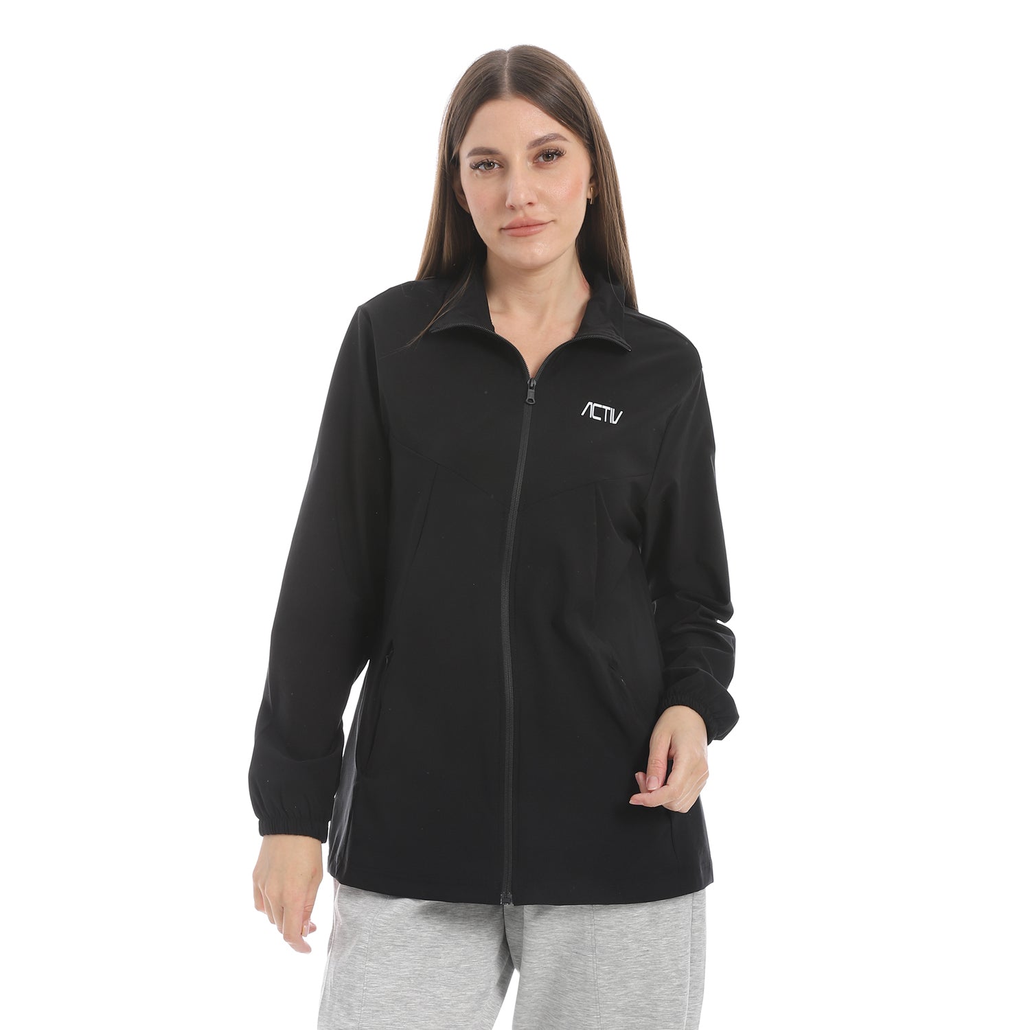 ACTIV WOMEN SOFT SPORTS JACKET - BLACK