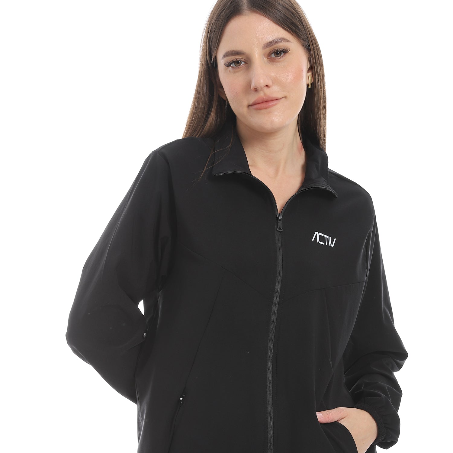 ACTIV WOMEN SOFT SPORTS JACKET - BLACK