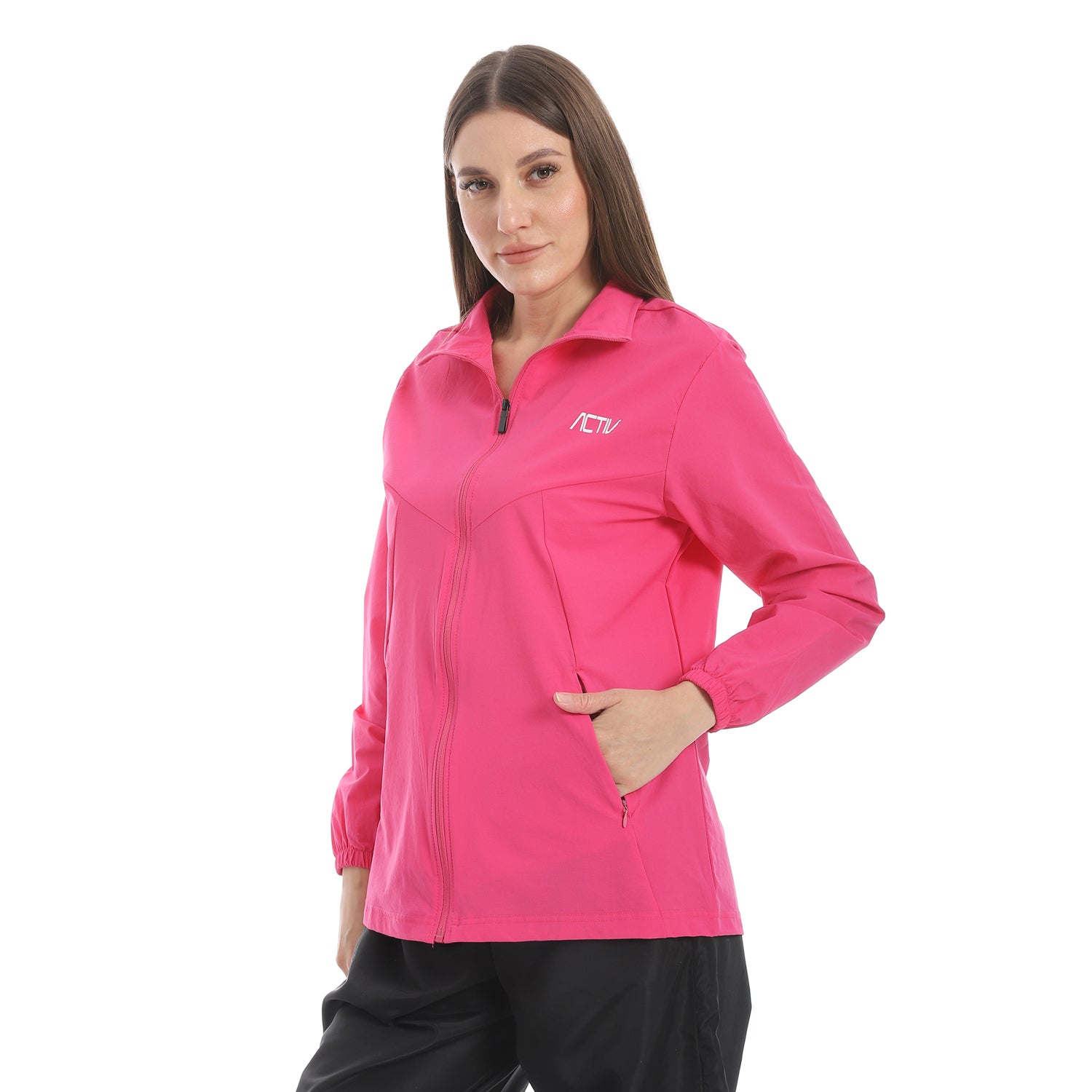 ACTIV WOMEN SOFT SPORTS JACKET - FUCHSIA