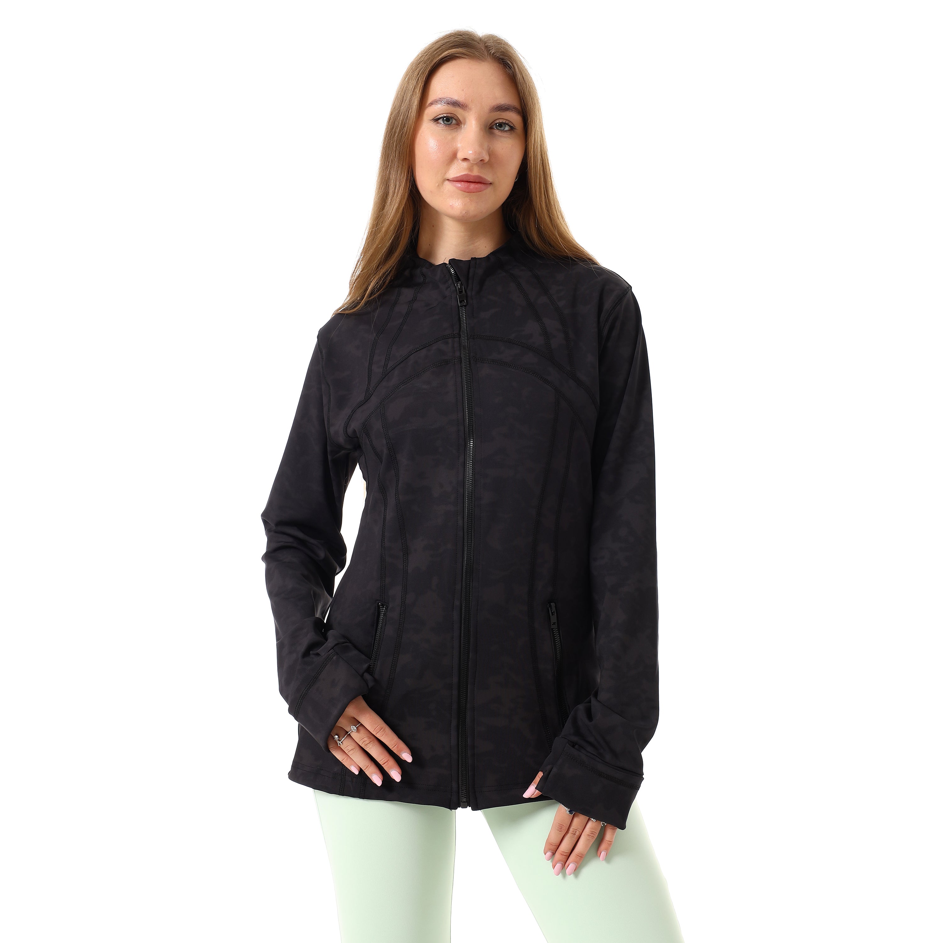 SHADOW CAMO PRINT TIGHT JACKET - COLORS