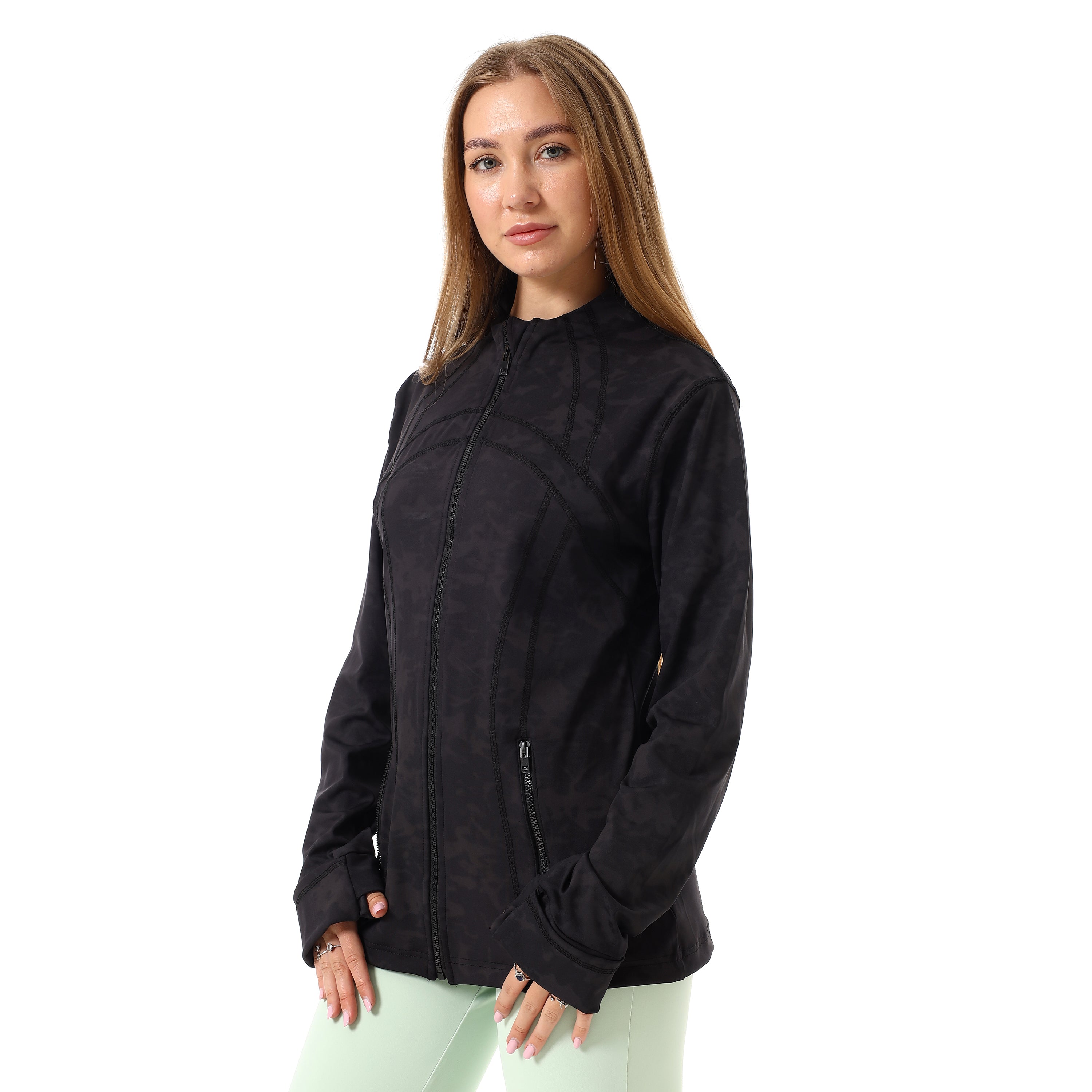 SHADOW CAMO PRINT TIGHT JACKET - COLORS