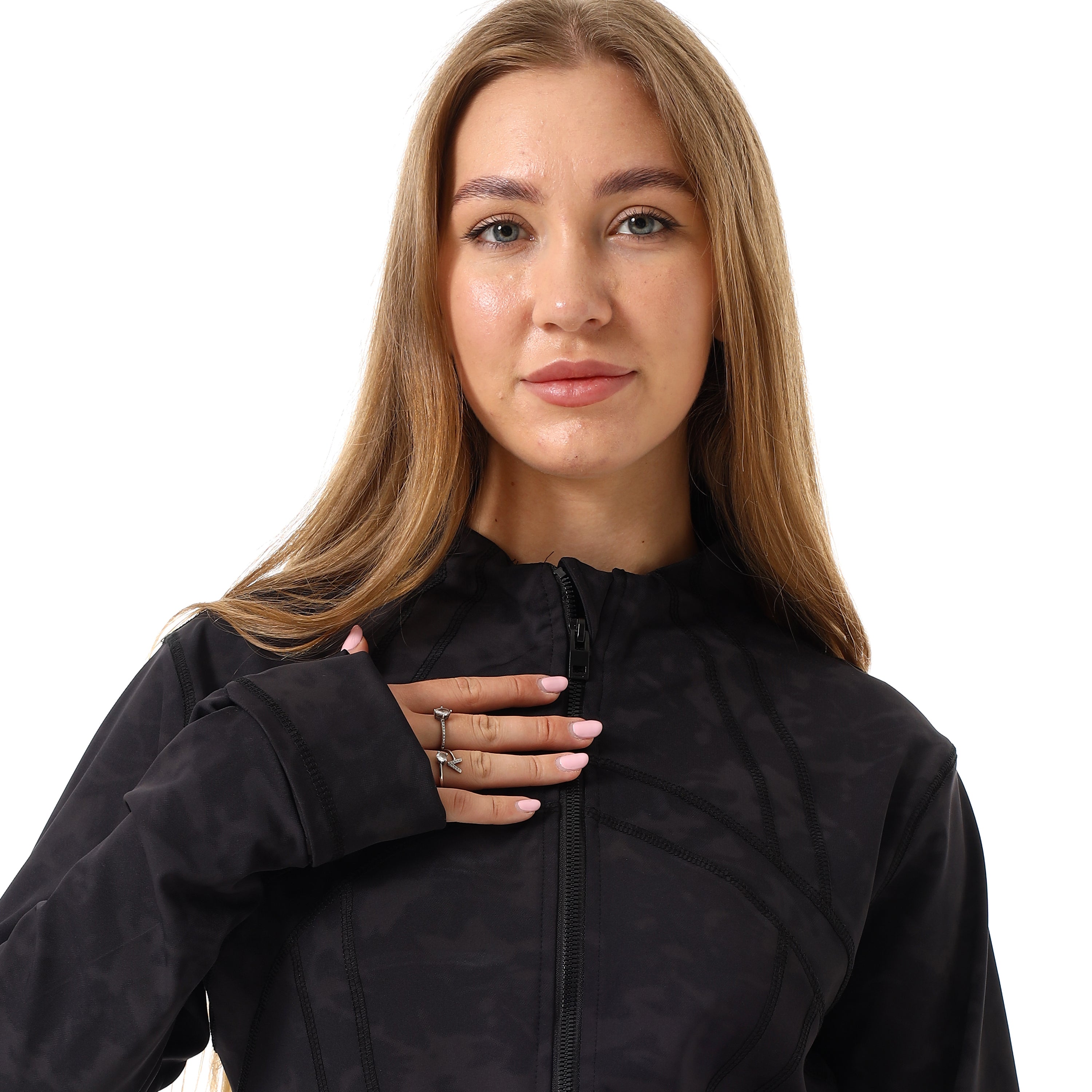 SHADOW CAMO PRINT TIGHT JACKET - COLORS