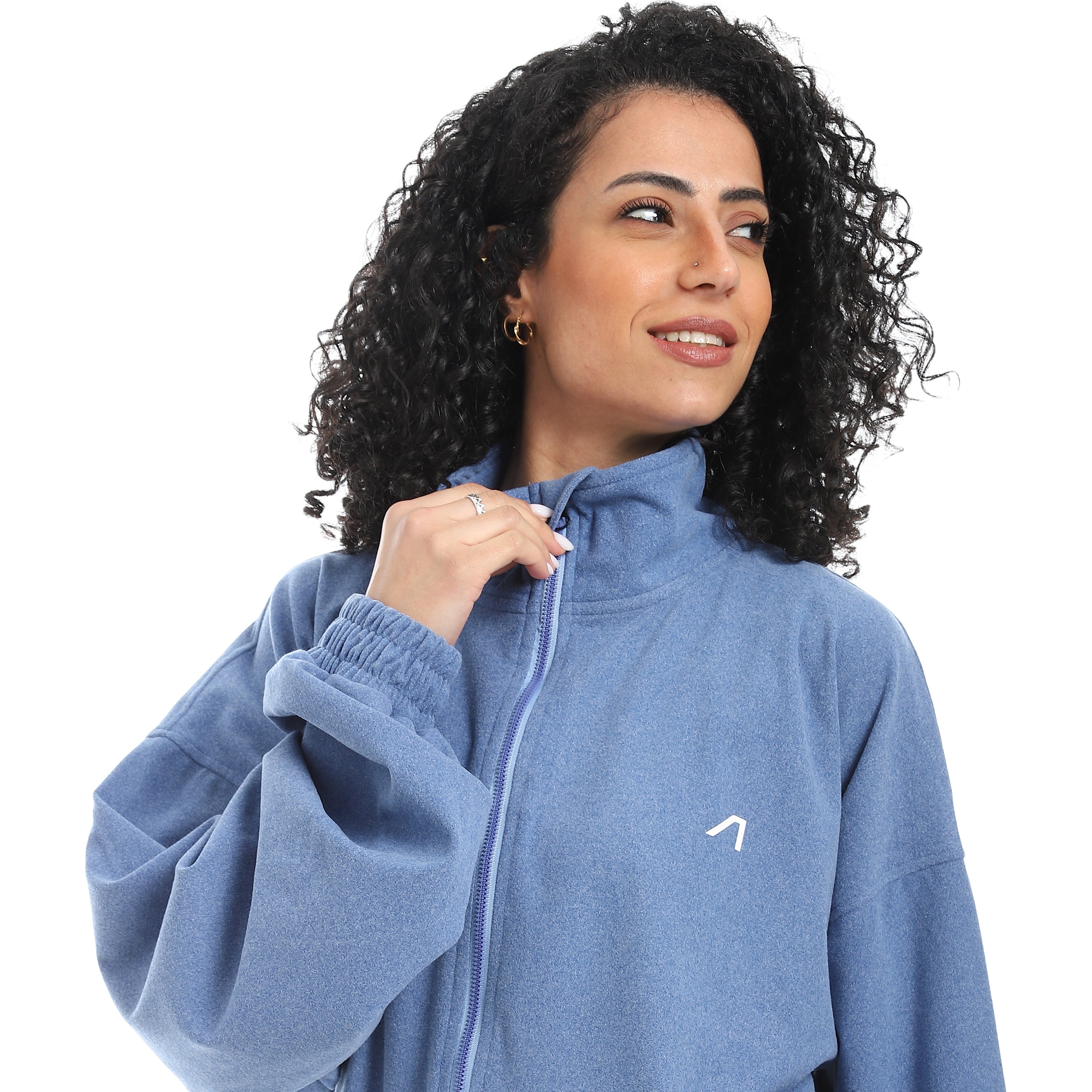 جاكت اكتف حريمي - رمادي