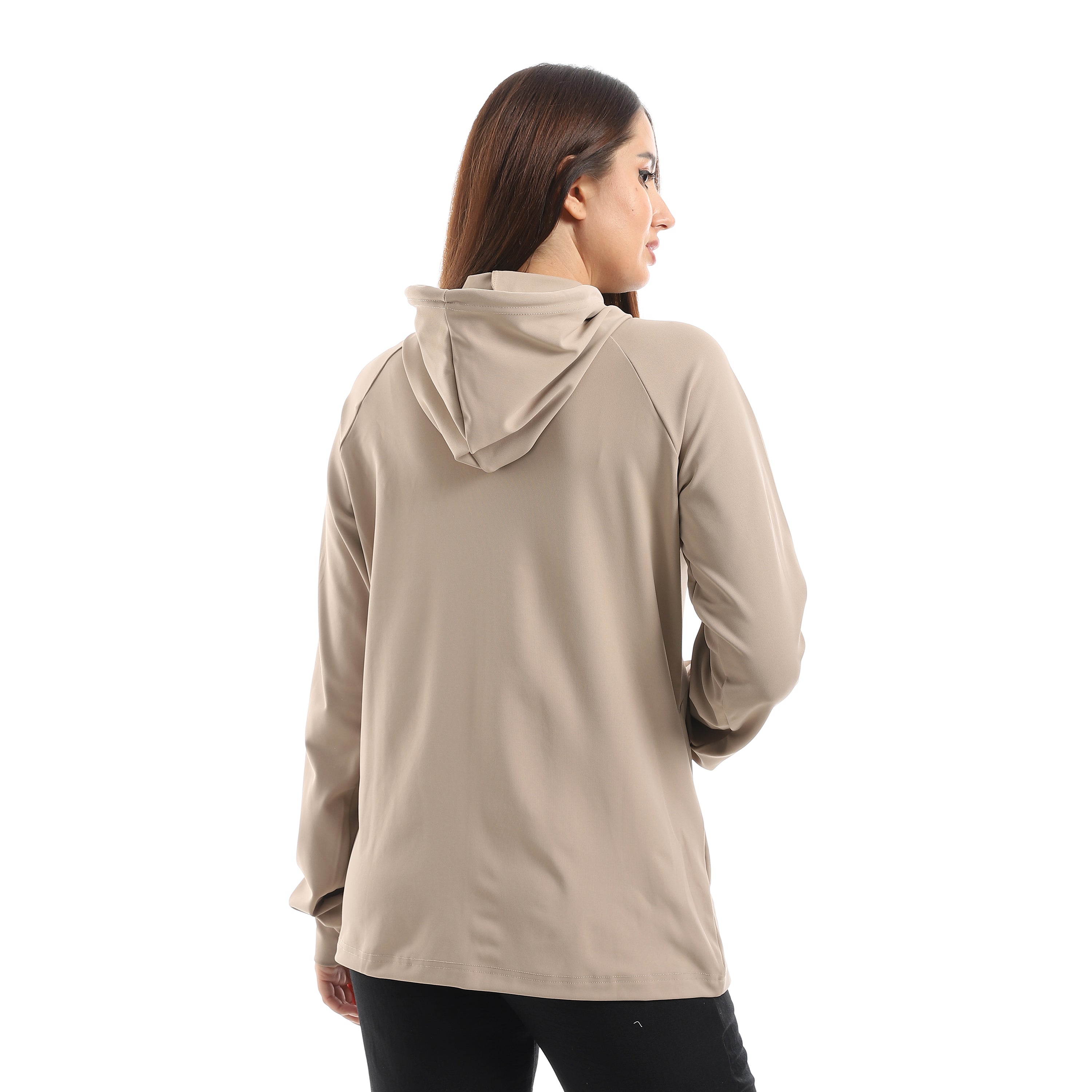MOTION STAND COLLAR JACKET - BEIGE
