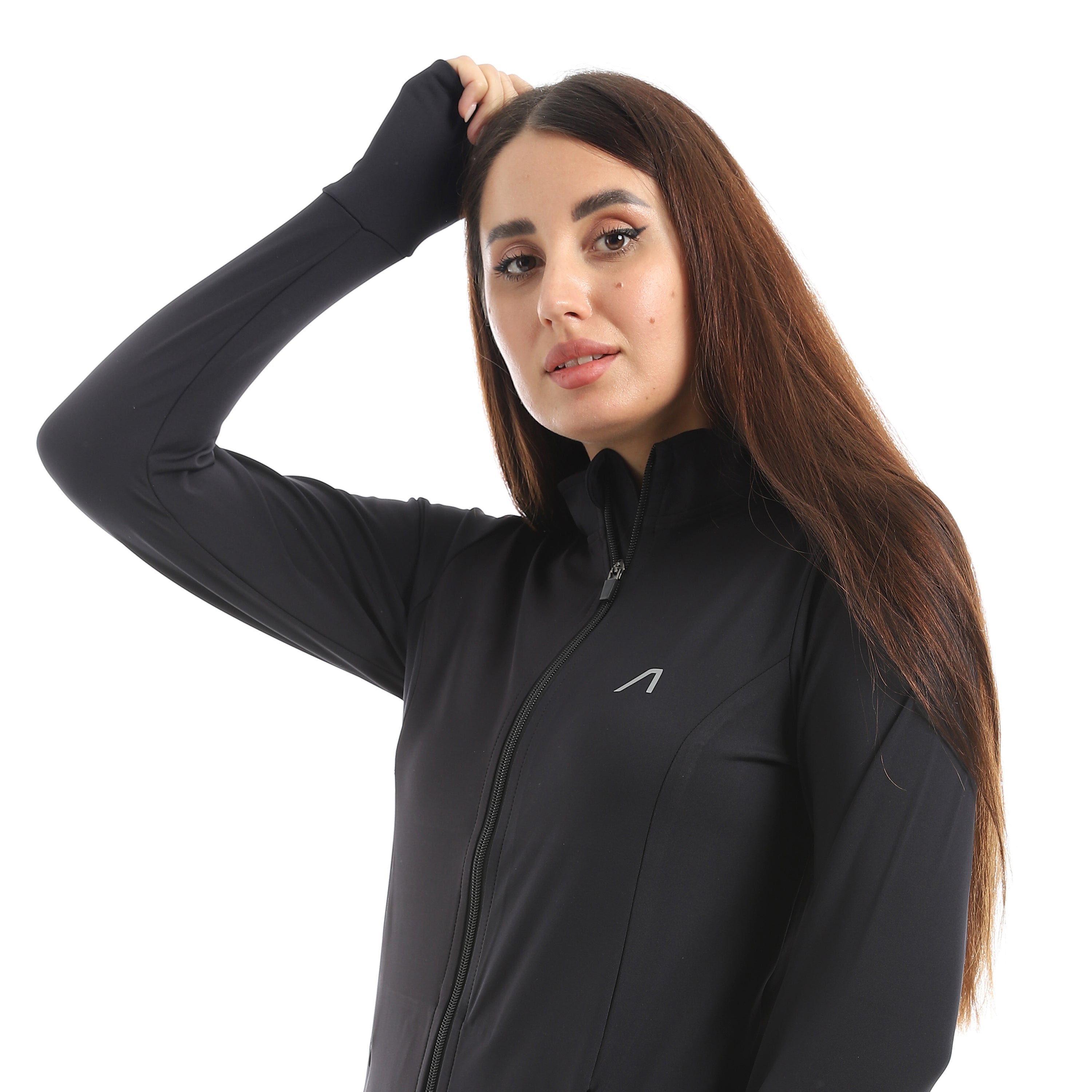 MOTION STAND COLLAR JACKET - BLACK