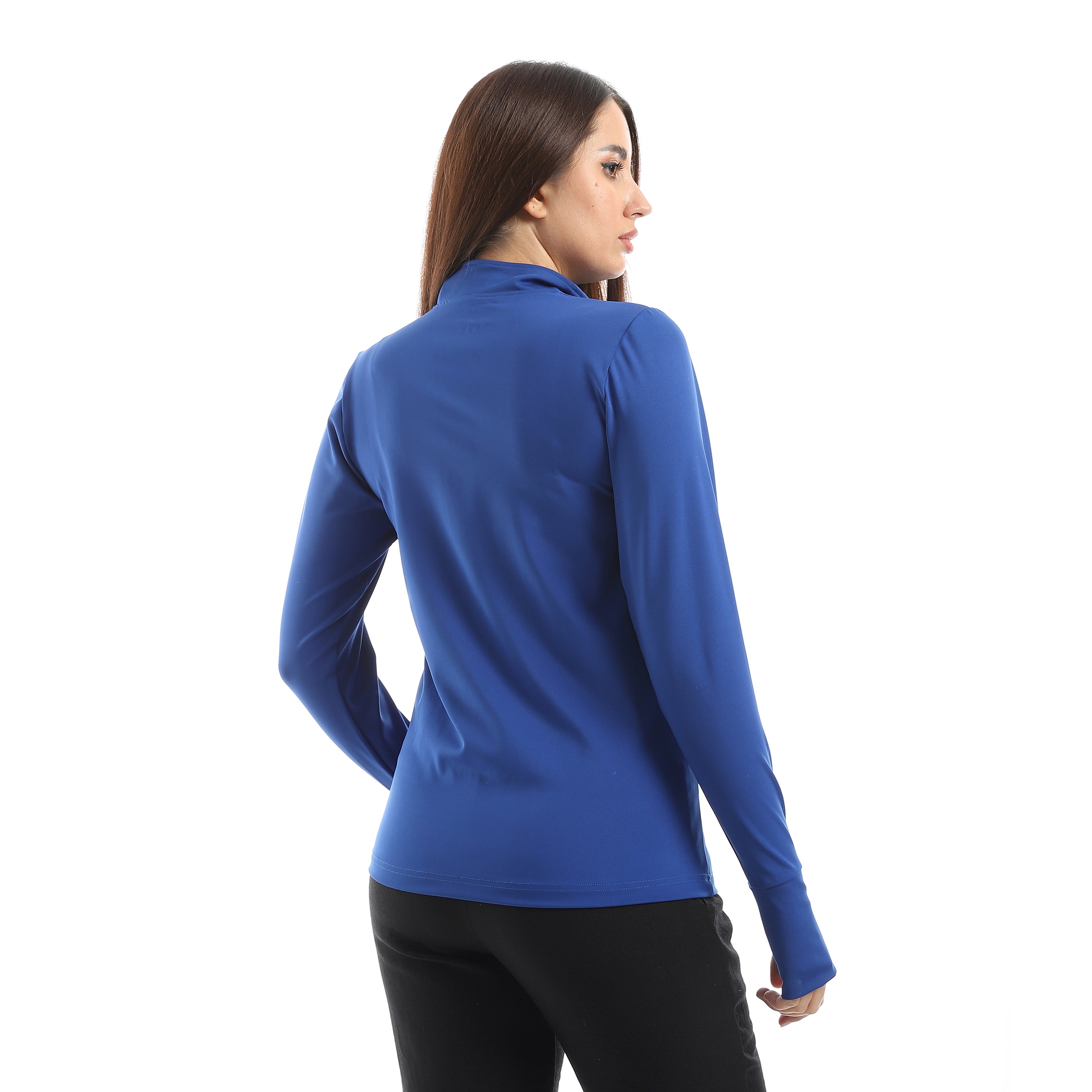 MOTION STAND COLLAR JACKET - BLUE