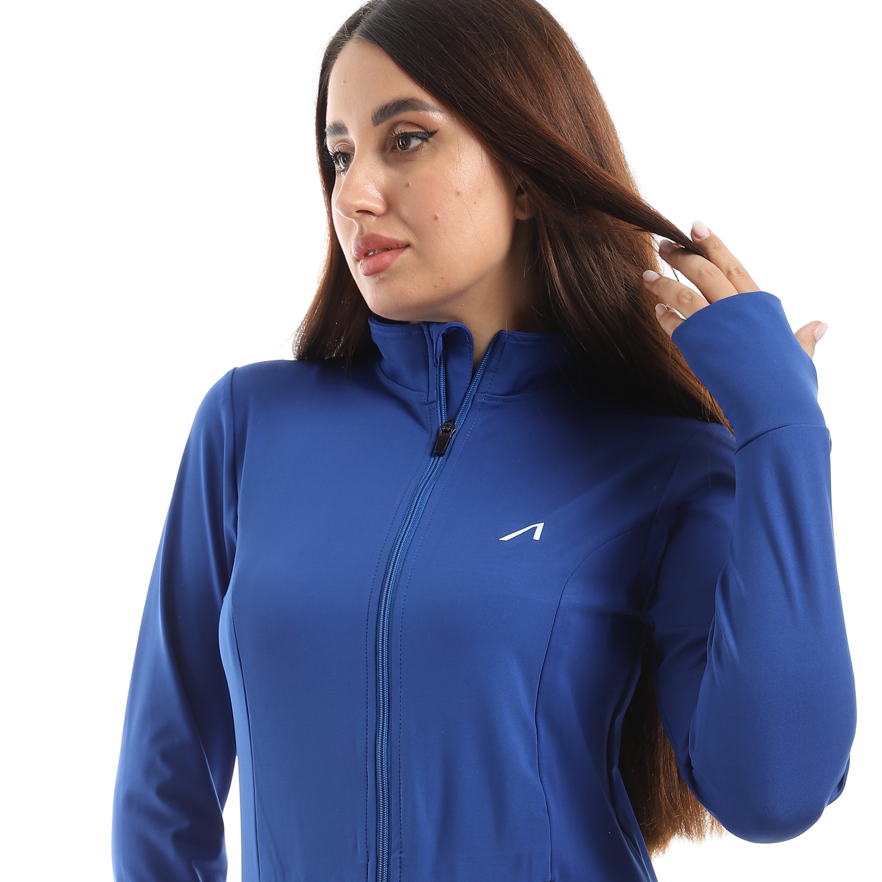 MOTION STAND COLLAR JACKET - BLUE