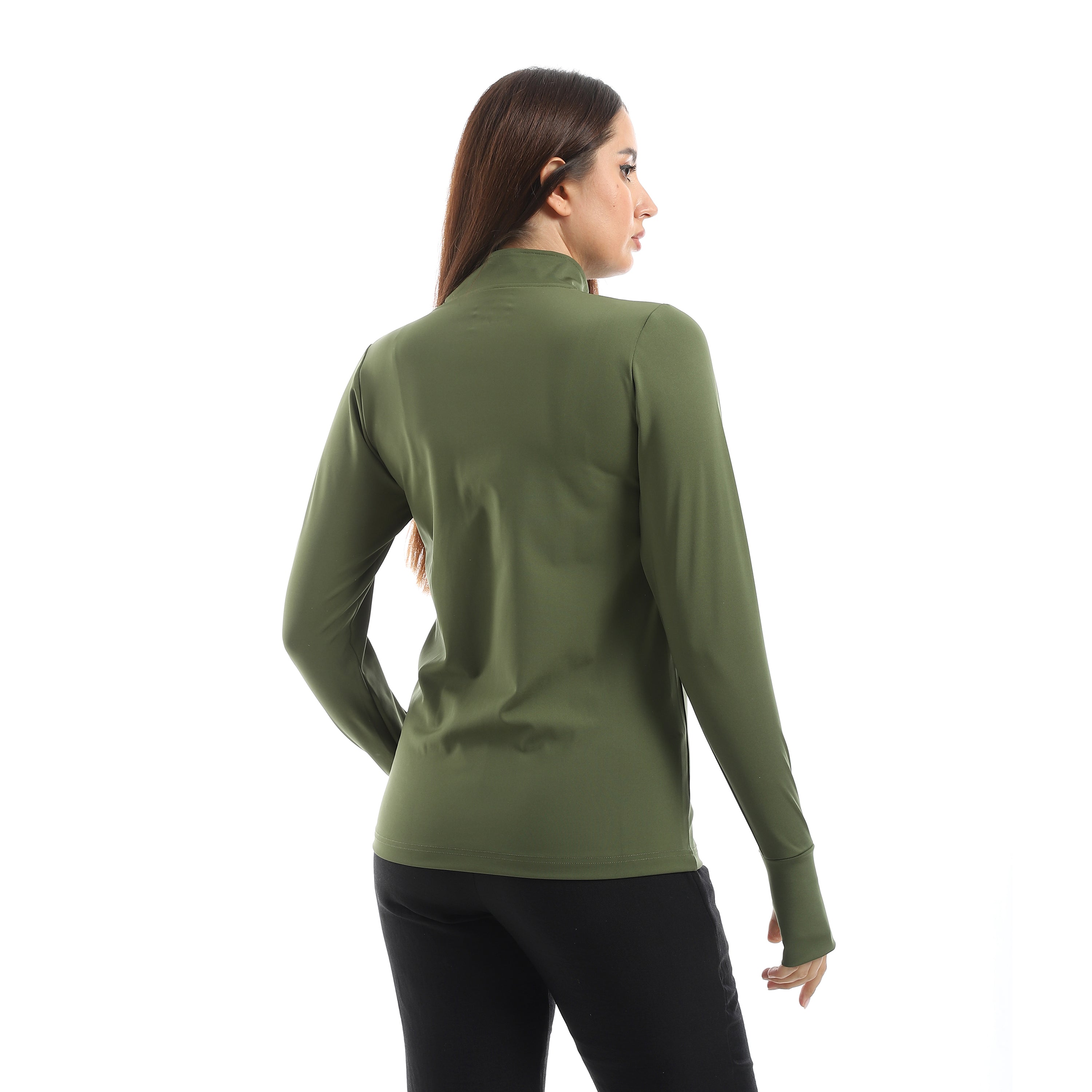MOTION STAND COLLAR JACKET - GREEN