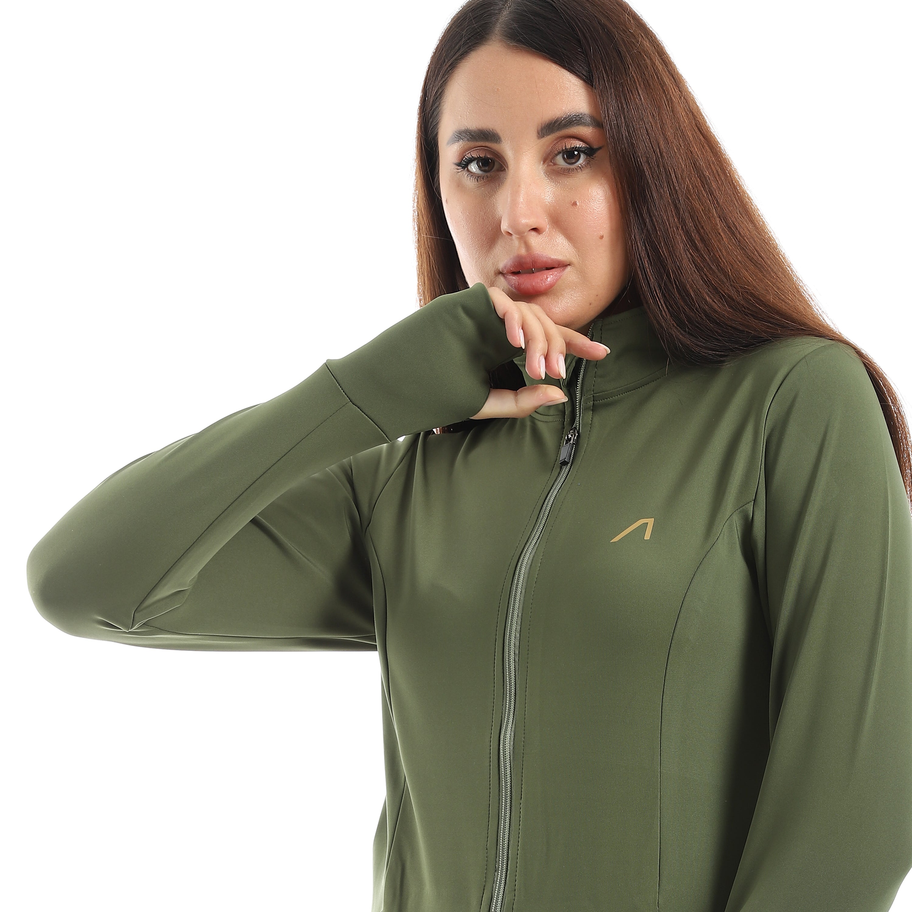 MOTION STAND COLLAR JACKET - GREEN