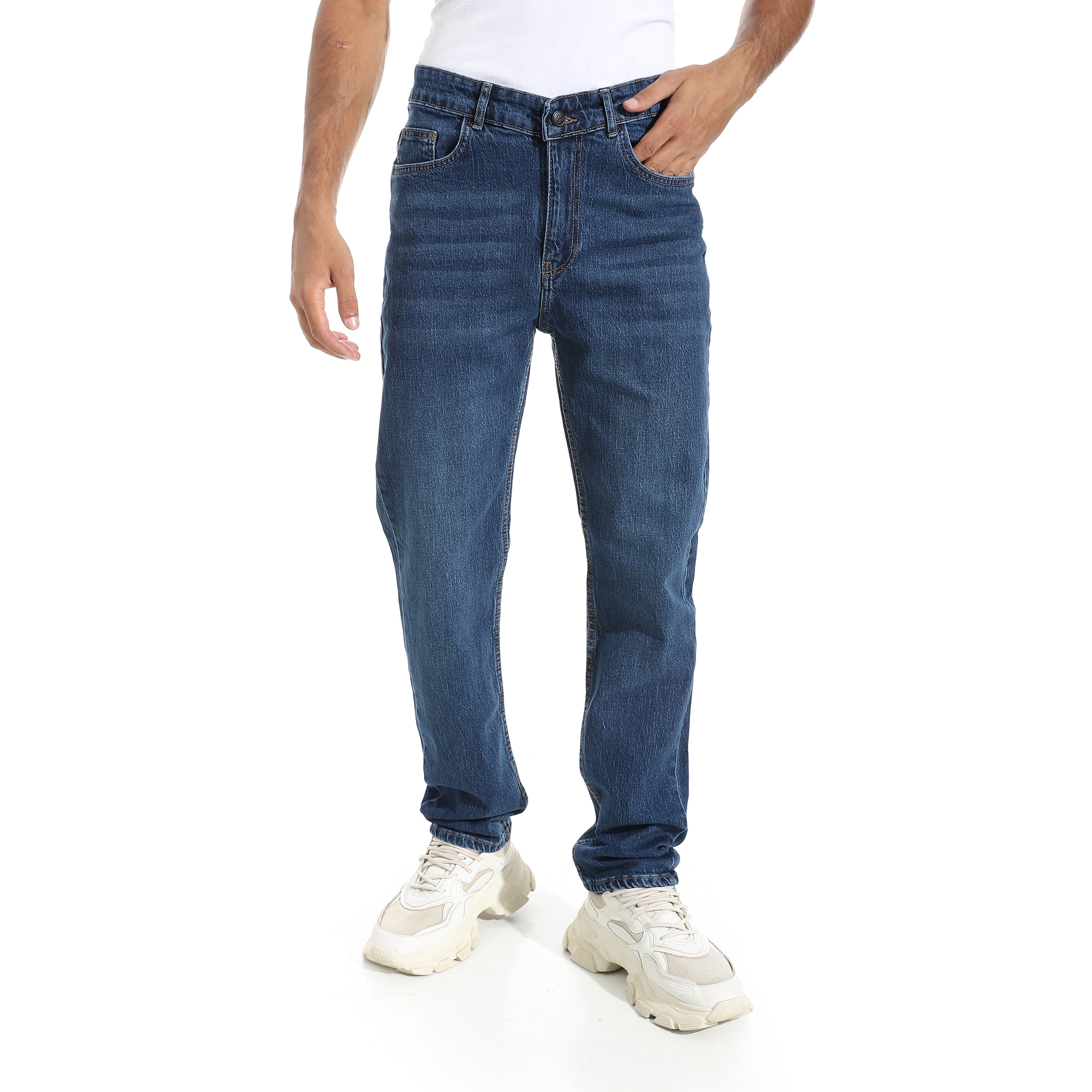 ACTIV MENS RUGULER JEANS PANTS - D.BLUE