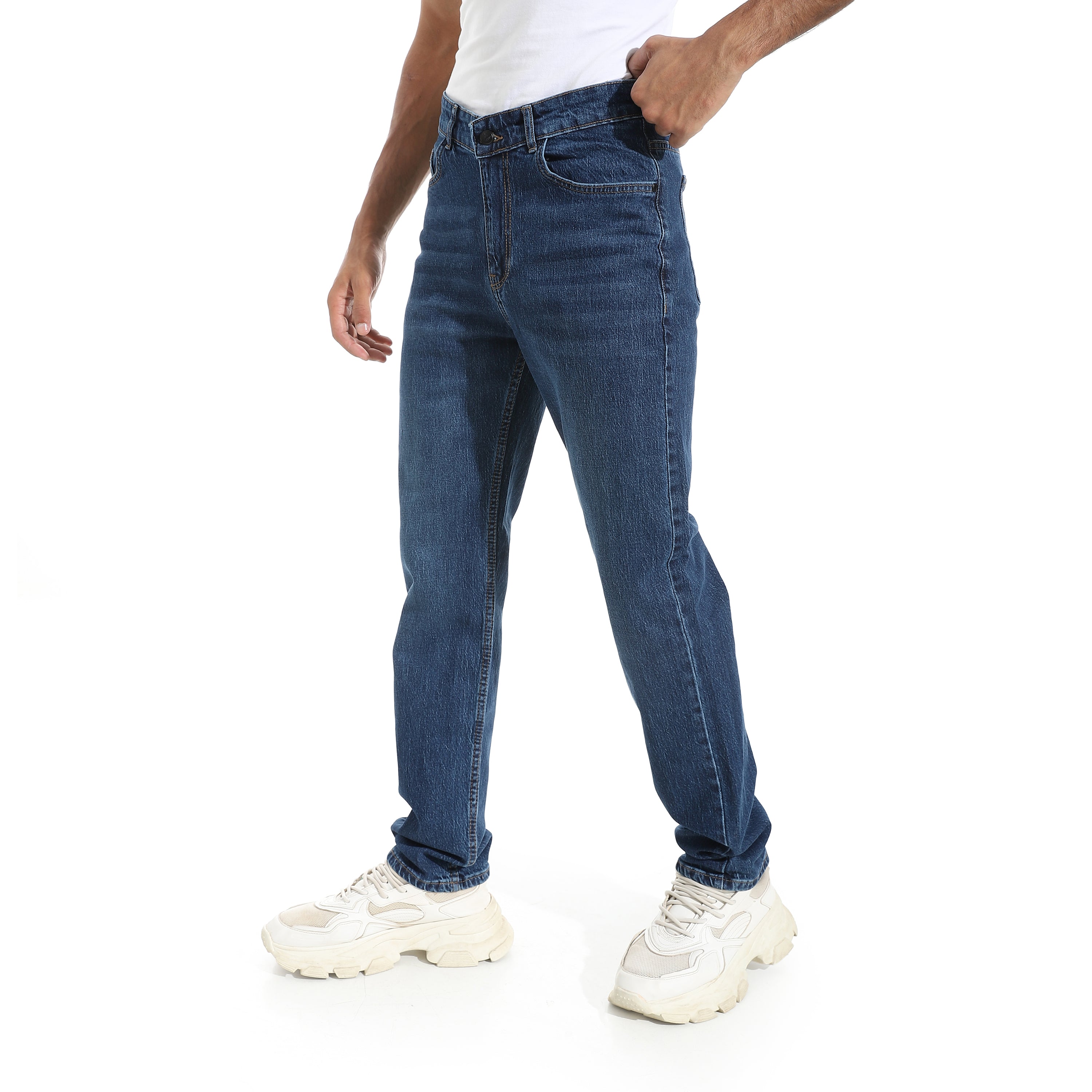 ACTIV MENS RUGULER JEANS PANTS - D.BLUE