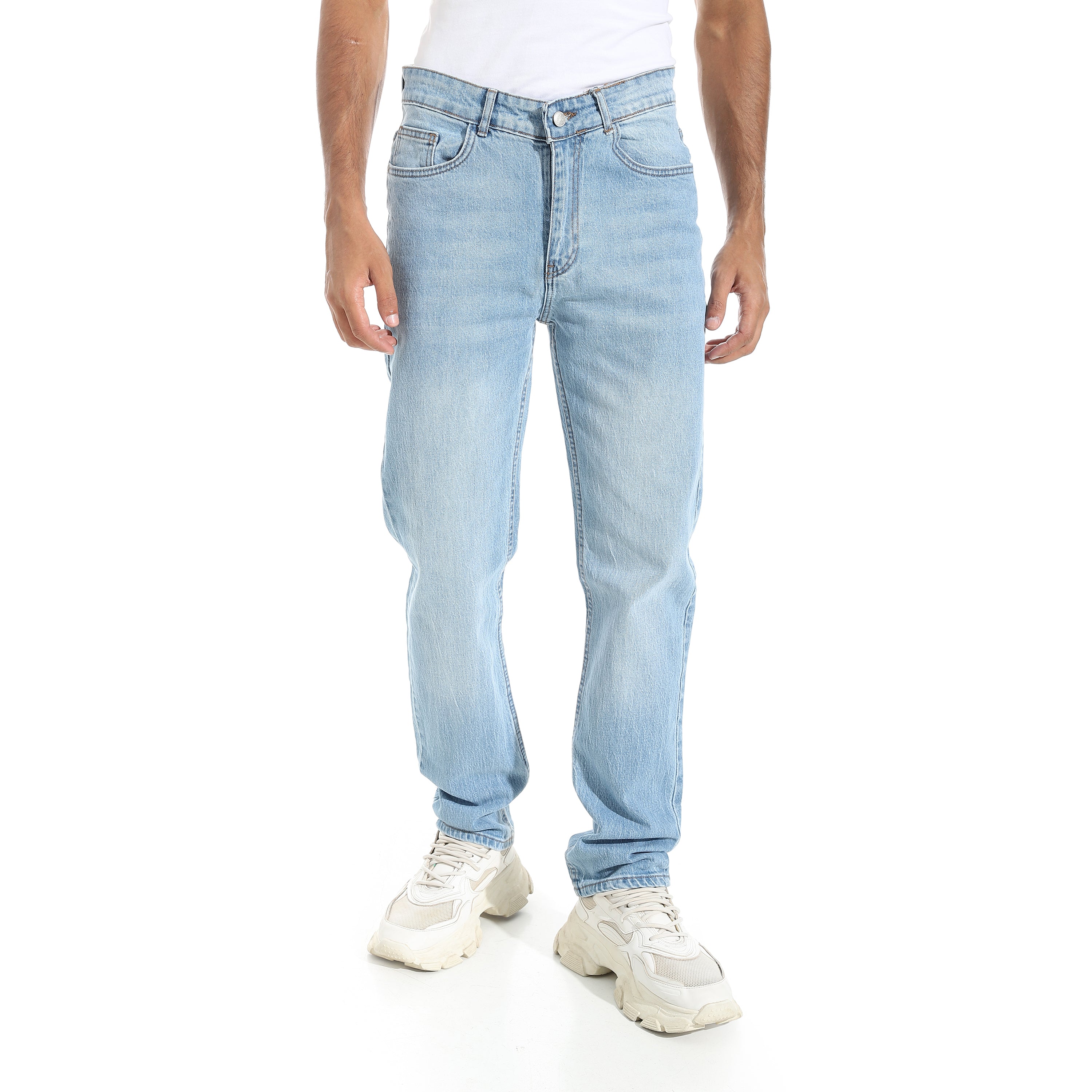 ACTIV MENS RUGULER JEANS PANTS - SKY BLUE