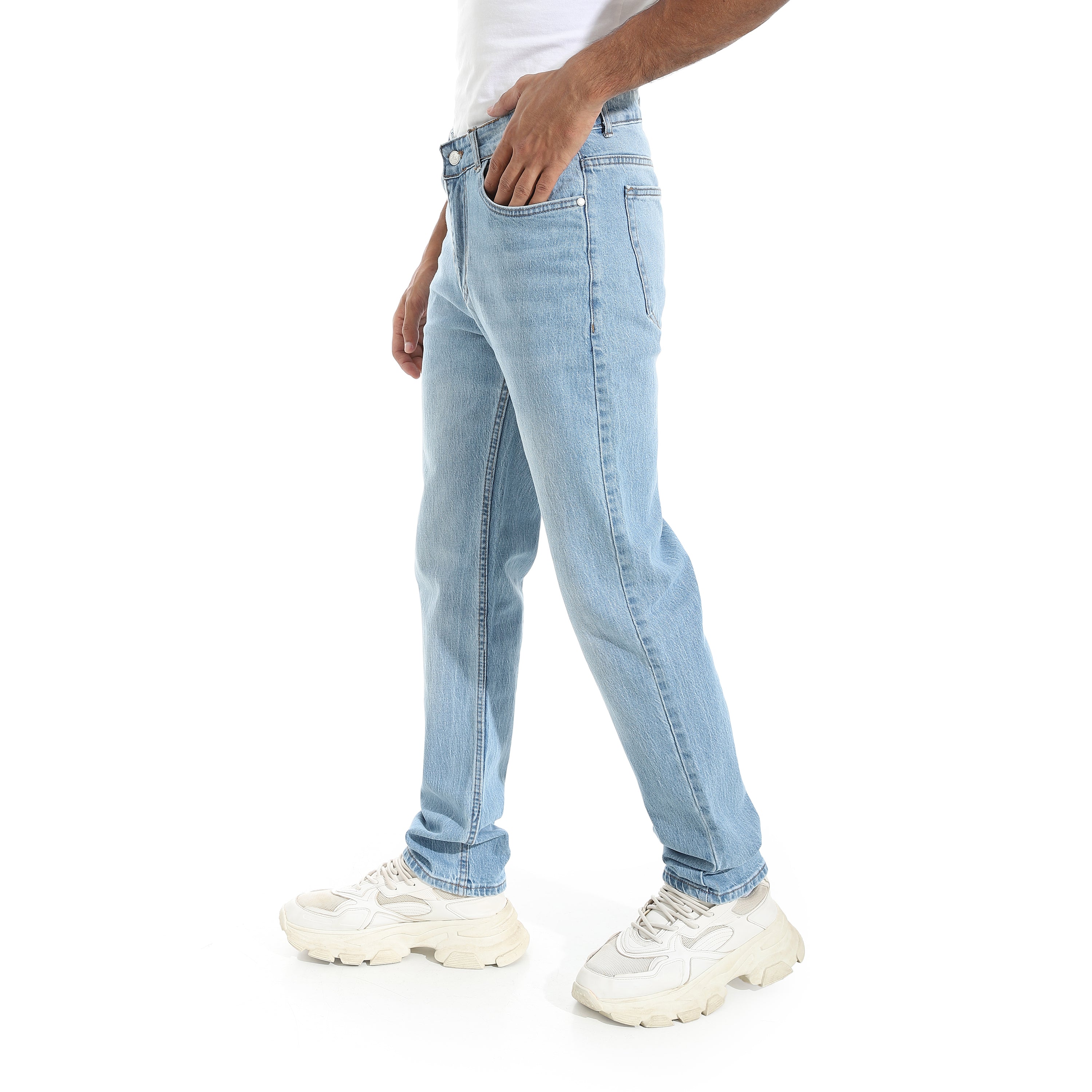 ACTIV MENS RUGULER JEANS PANTS - SKY BLUE
