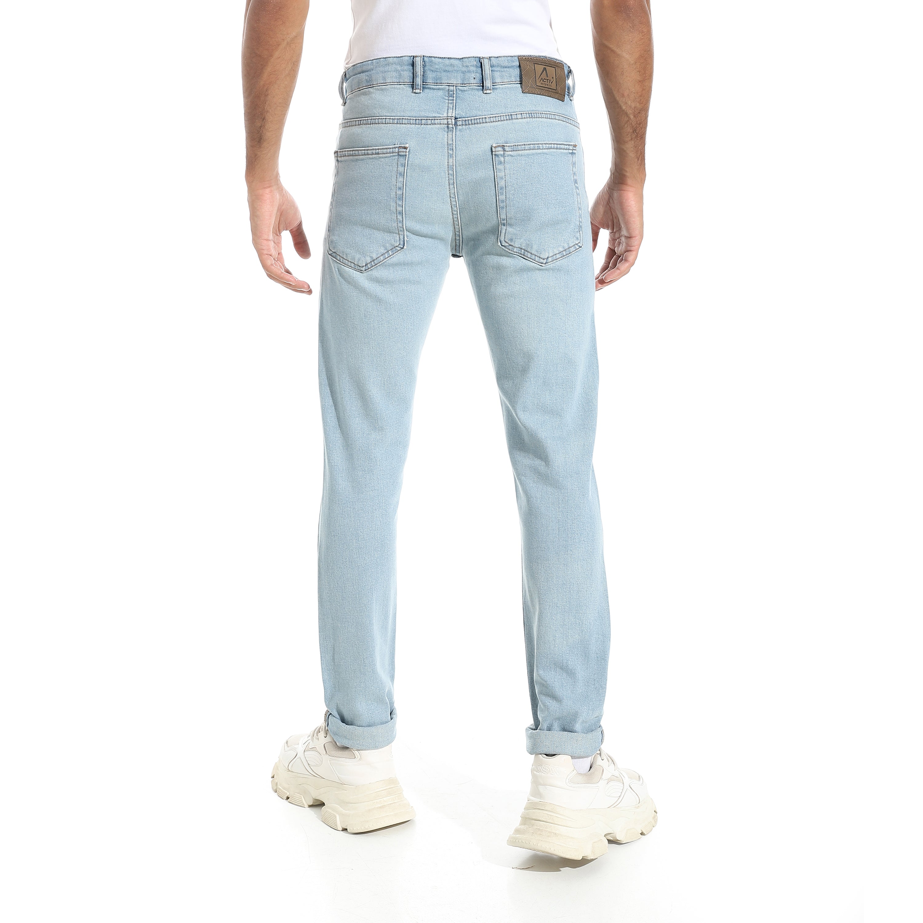 ACTIV MEN SLIM-FIT JEANS PANTS - SKY BLUE