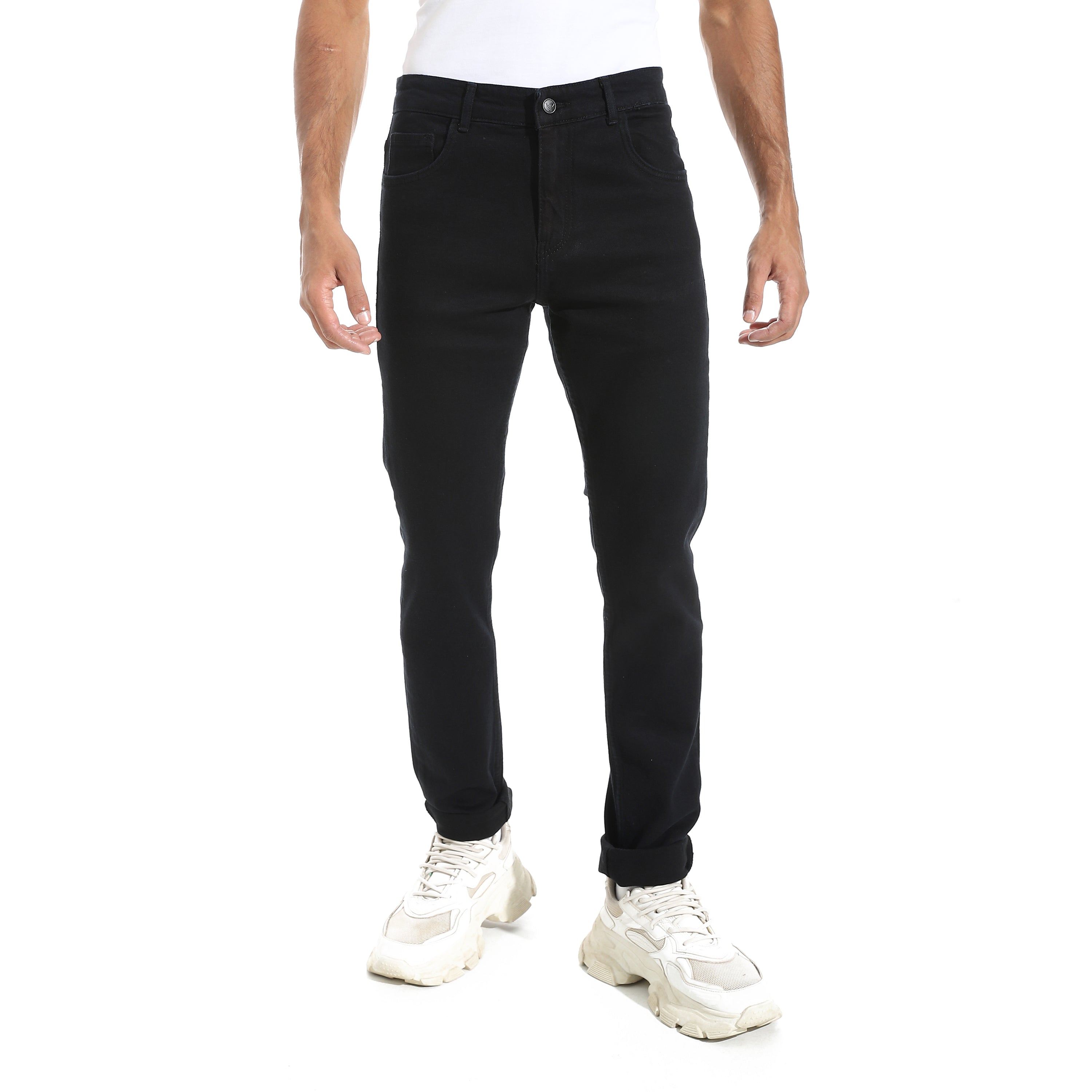 ACTIV MEN SLIM-FIT JEANS PANTS - BLU*BLAK