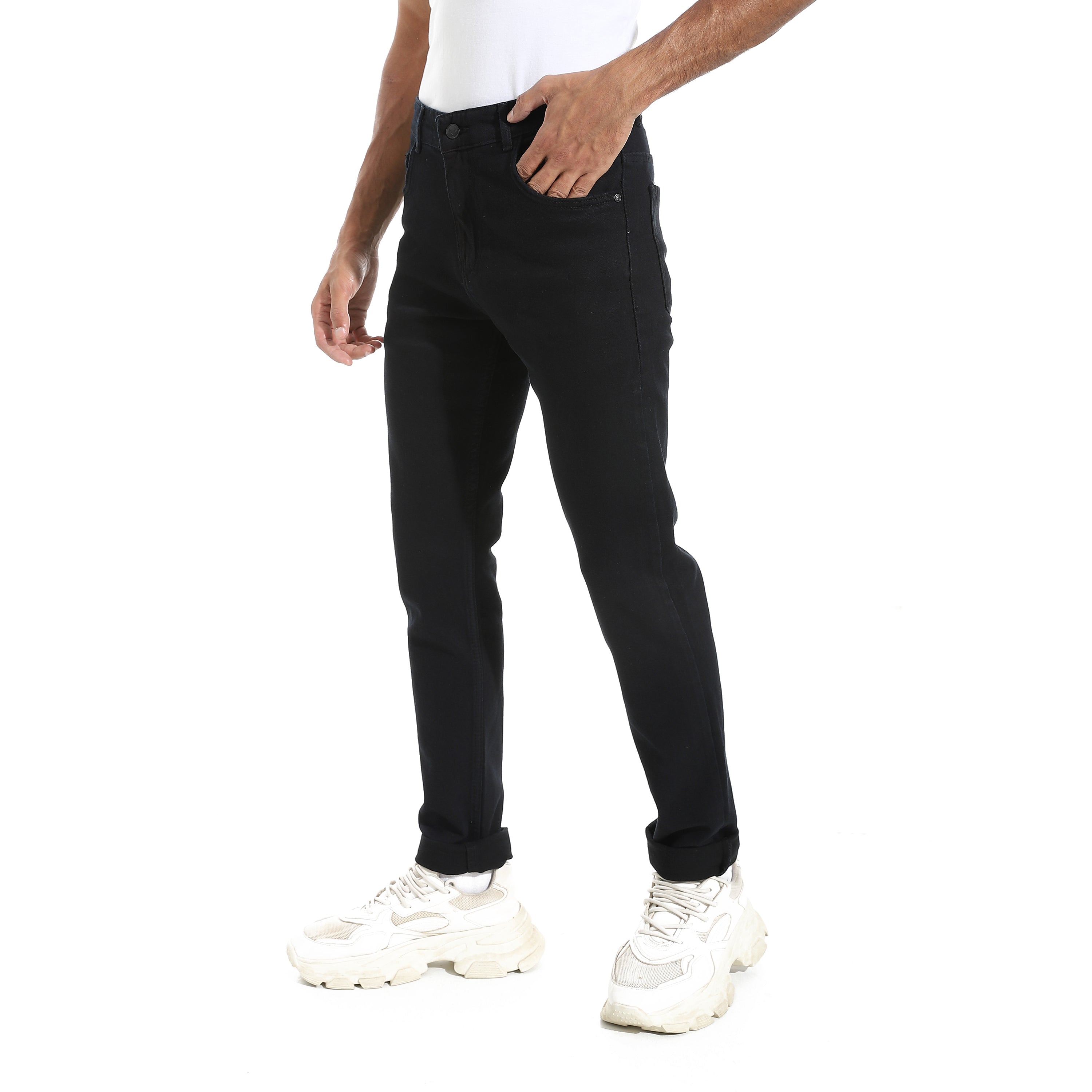 ACTIV MEN SLIM-FIT JEANS PANTS - BLU*BLAK