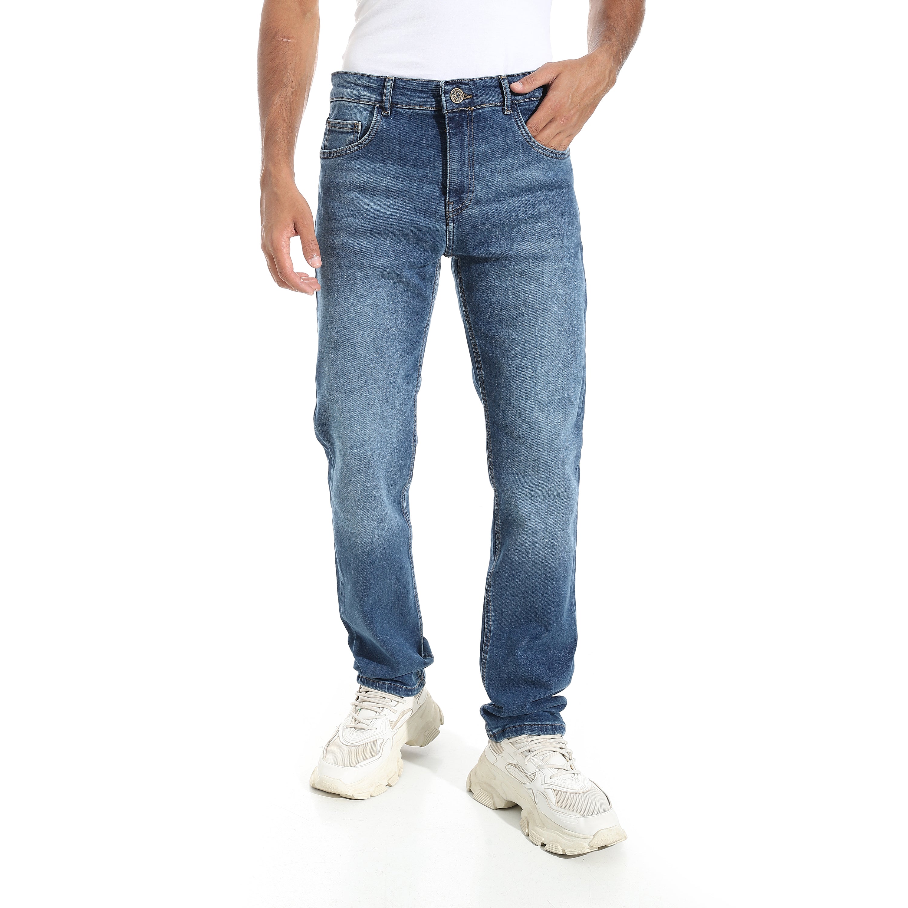 ACTIV MENS RUGULER JEANS PANTS - SKY BLUE